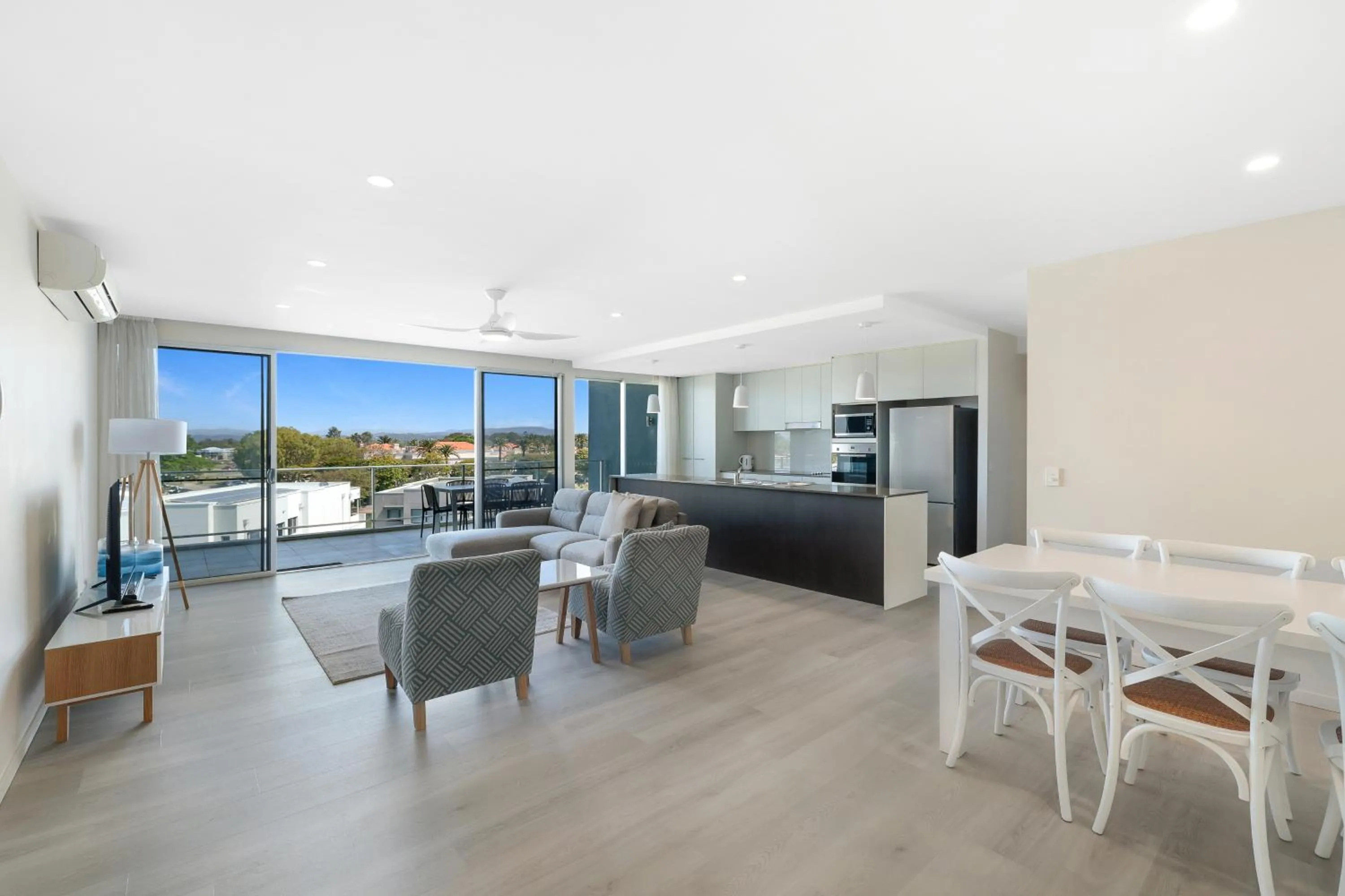Seating area in Azzura Greens Resort