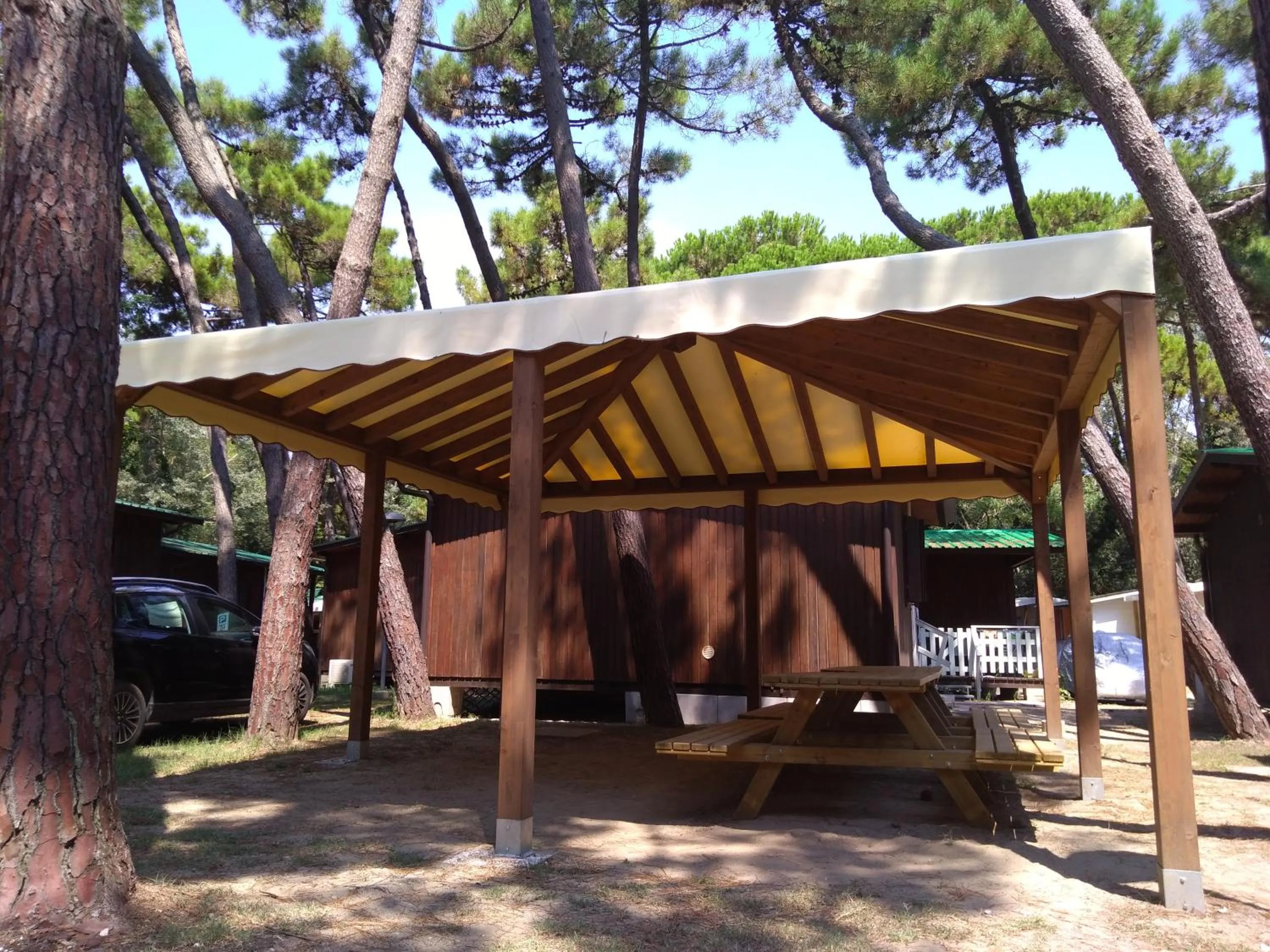 Seating area in Club del Sole Marina Romea Easy Camping Village