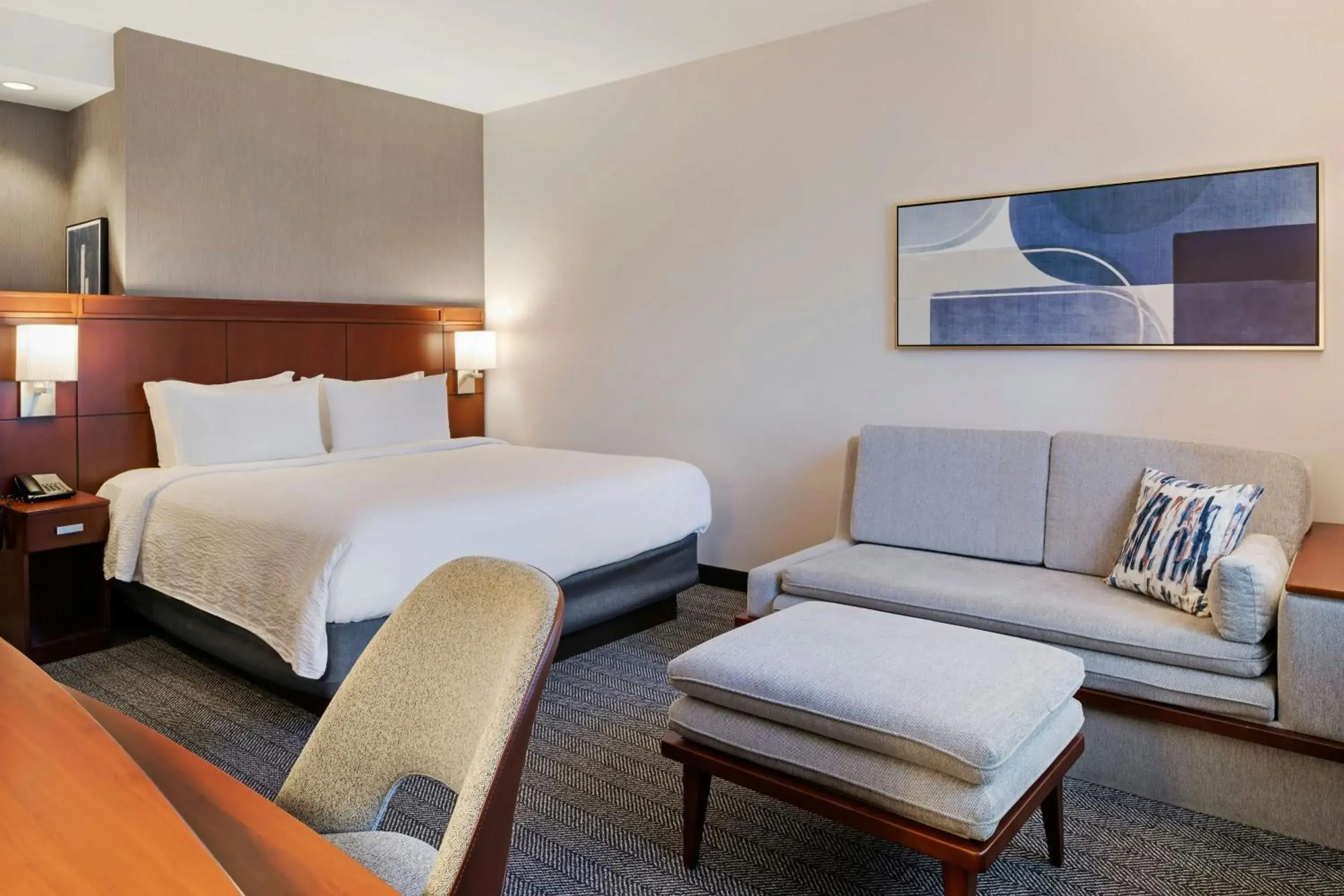 King Room with Sofa Bed - Hearing Accessible in Courtyard Long Beach Airport King Room with Sofa Bed - Hearing Accessible in Courtyard Long Beach Airport