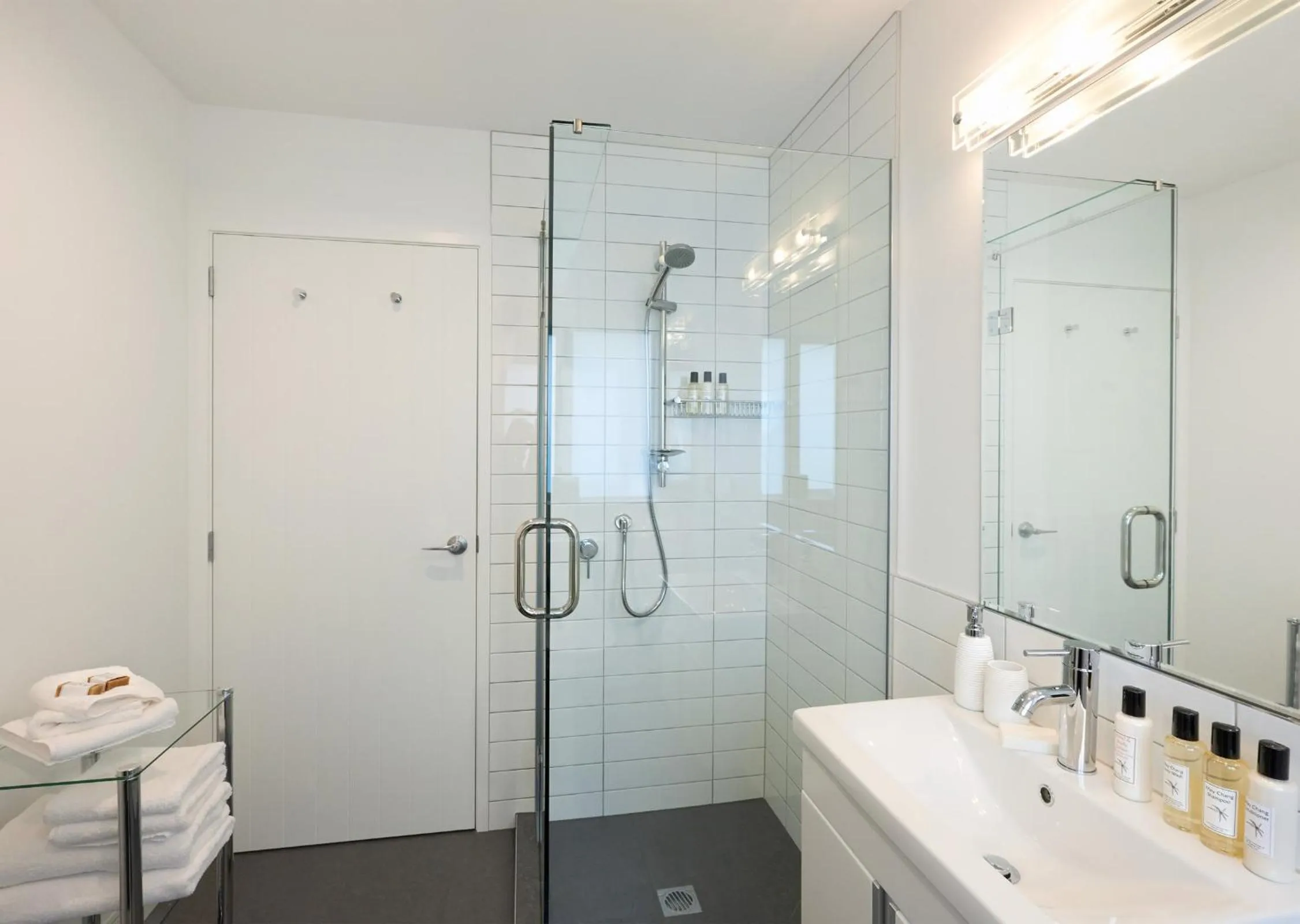 Shower in Treghan Luxury Lodge