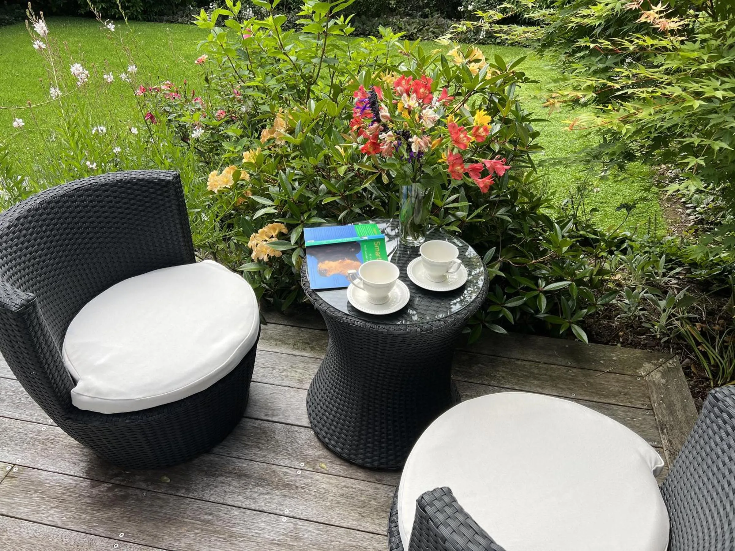 Balcony/Terrace in Treghan Luxury Lodge