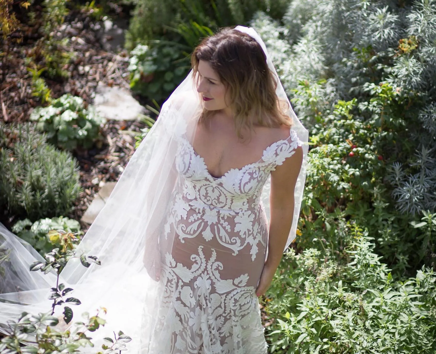 Garden in Treghan Luxury Lodge
