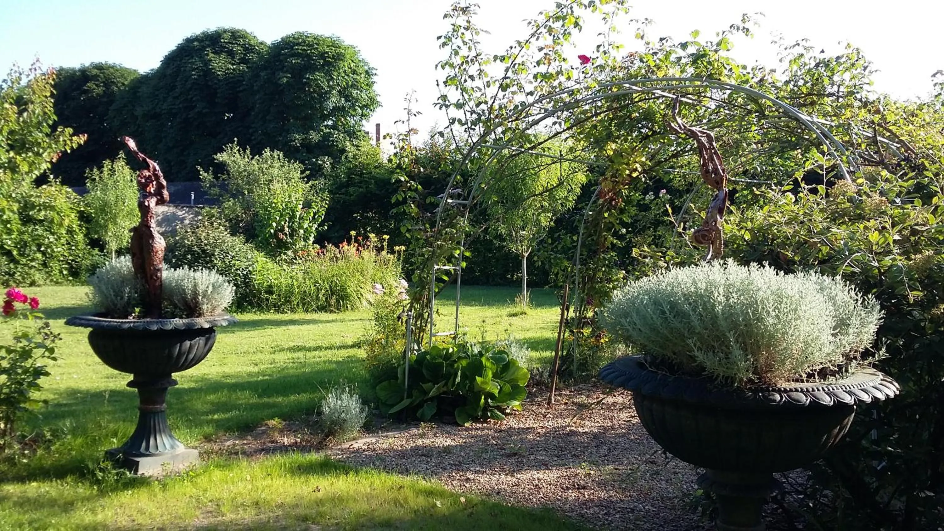Garden in Domaine de l'Oie Rouge