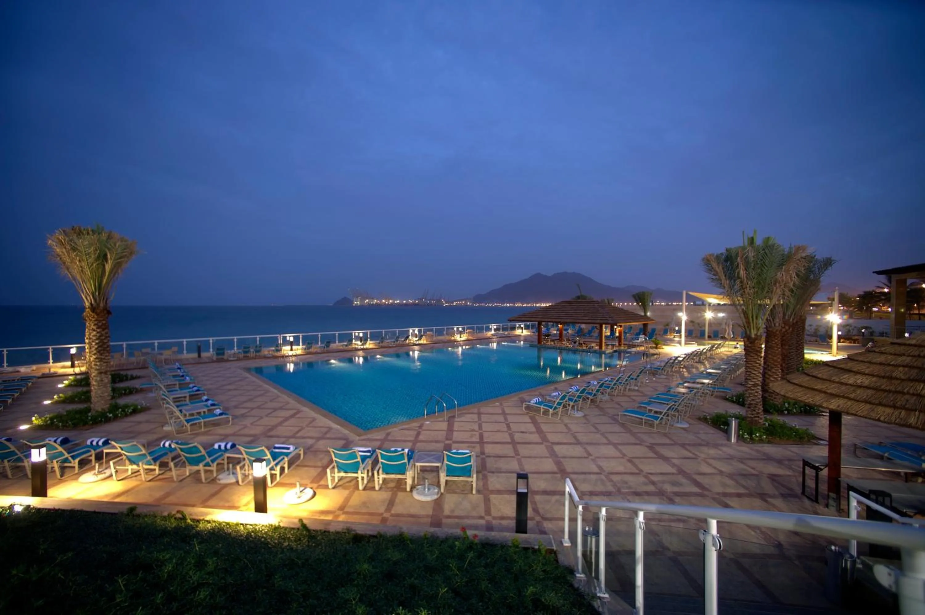Swimming pool in Oceanic Khorfakkan Resort & Spa