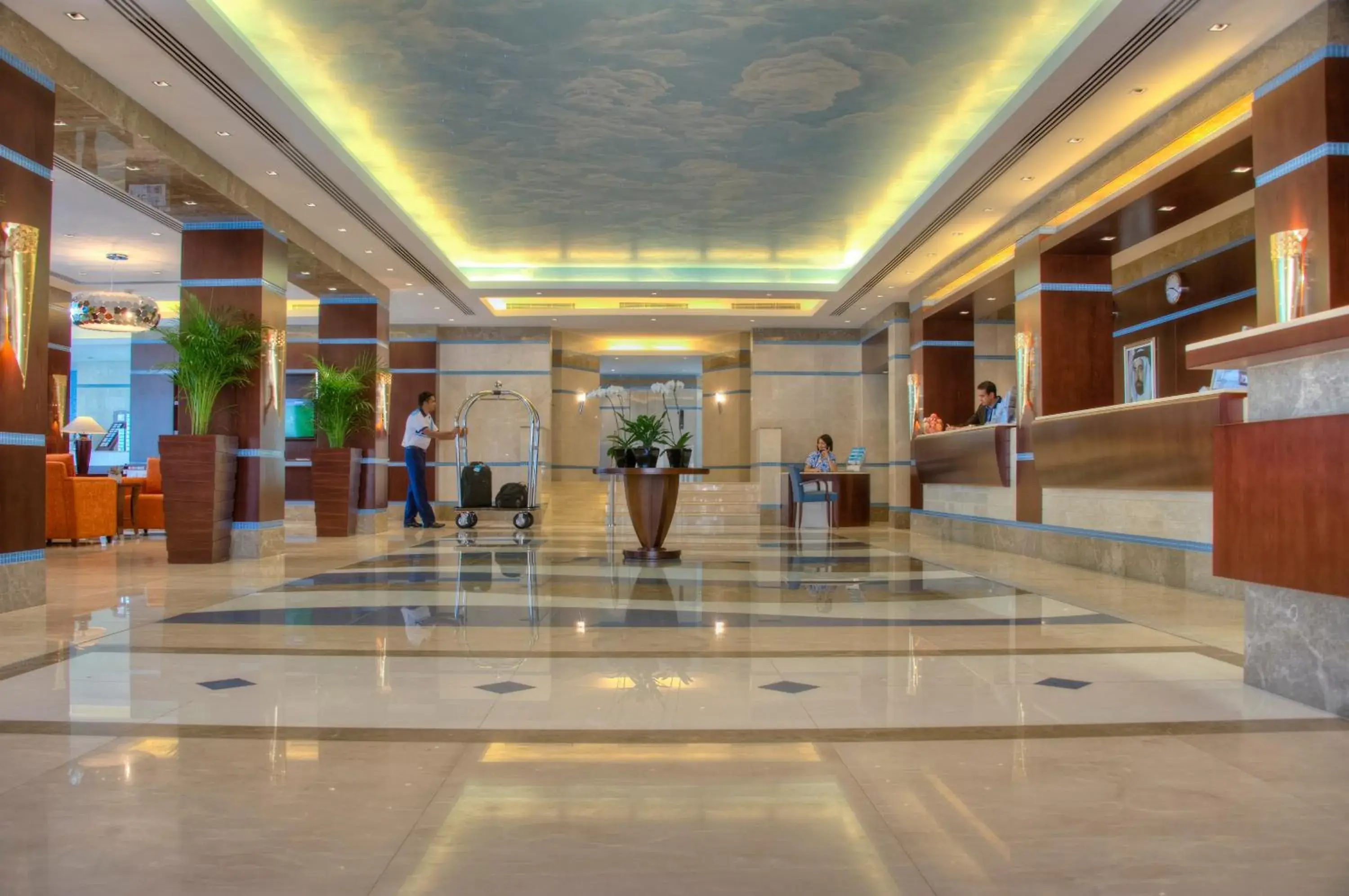 Lobby or reception in Oceanic Khorfakkan Resort & Spa Lobby or reception in Oceanic Khorfakkan Resort & Spa