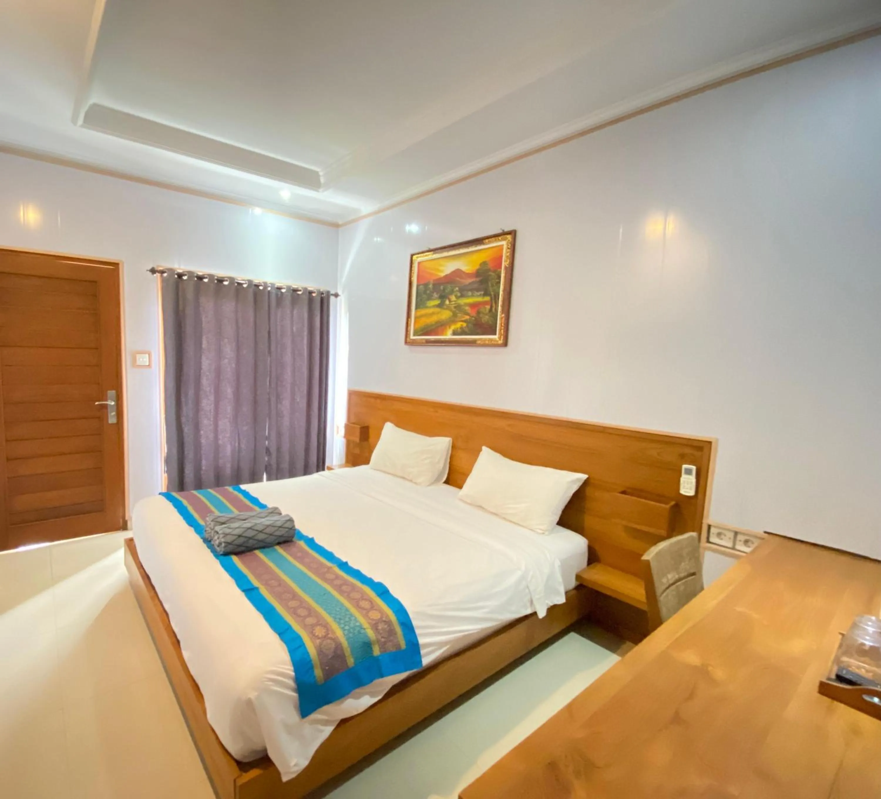 Photo of the whole room, Bed in Astana House