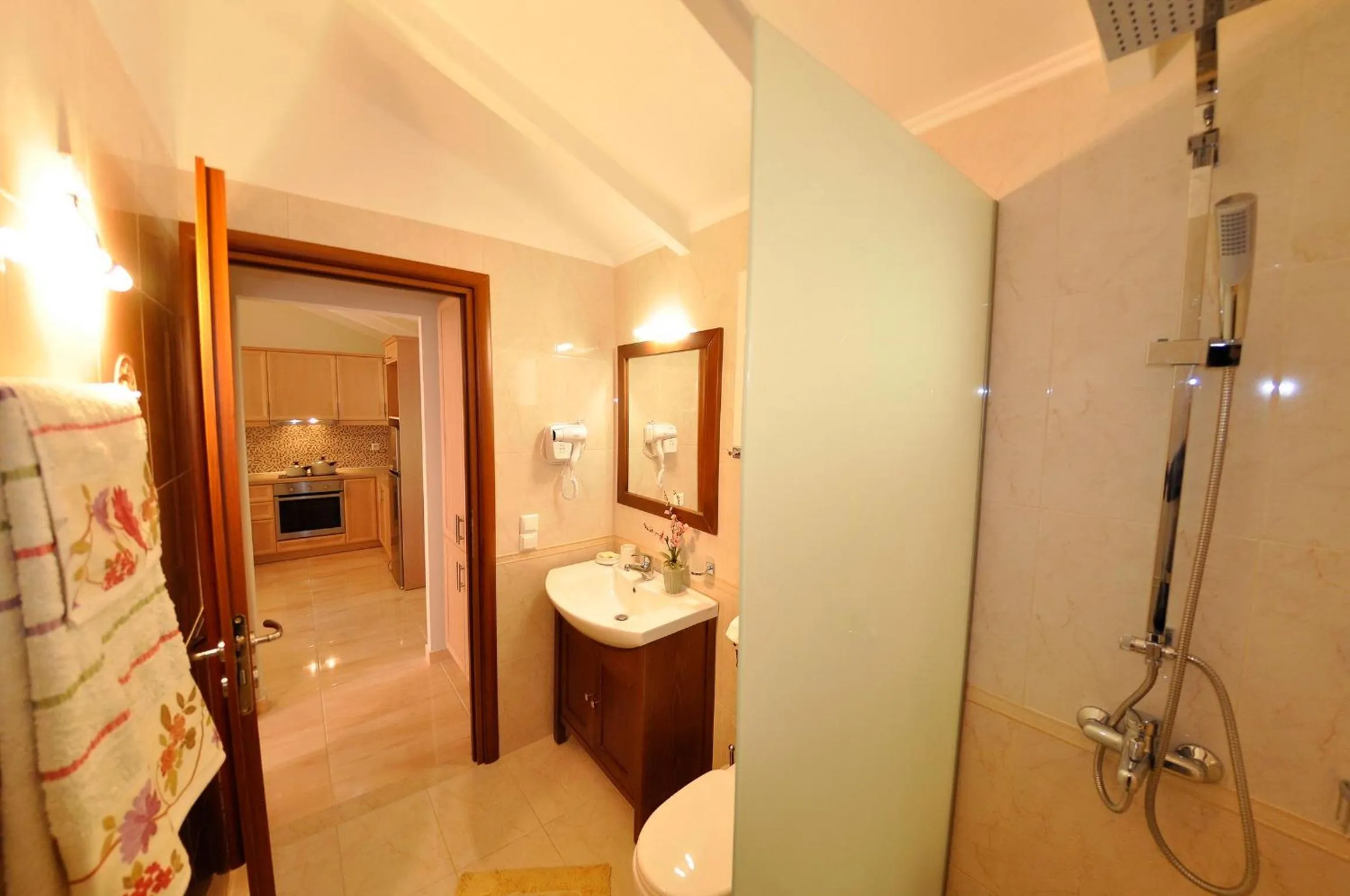 Bathroom in Mazis Apartments