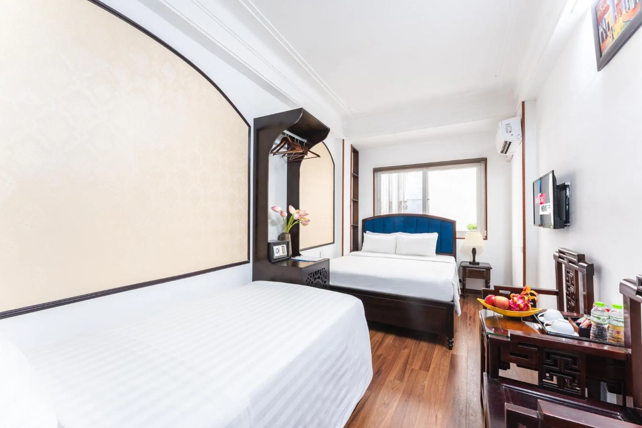 Bed in Little Hanoi Hotel