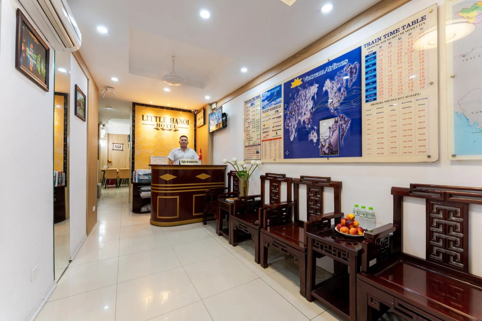 Lobby or reception in Little Hanoi Hotel