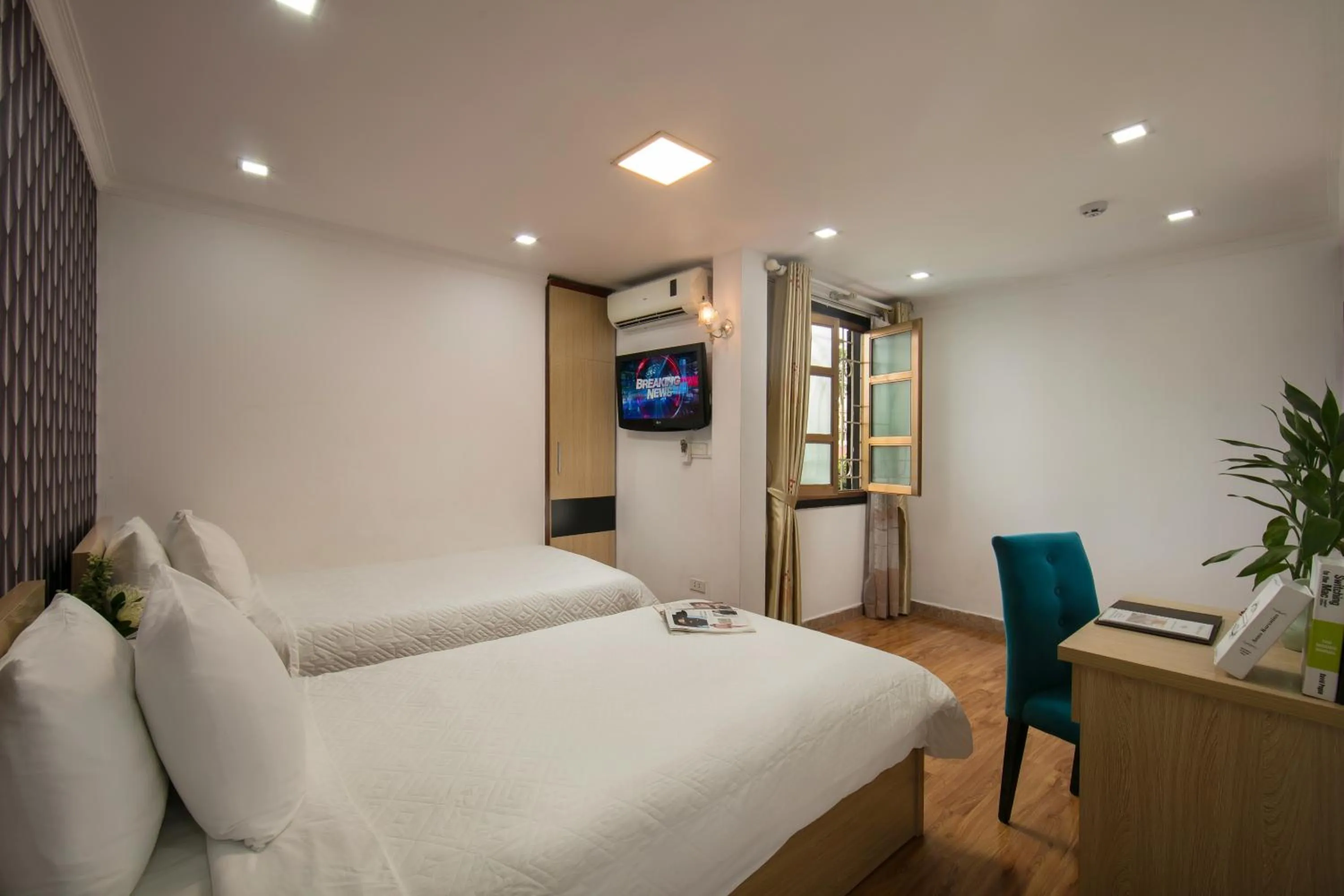 City view, Bed in golden time hostel