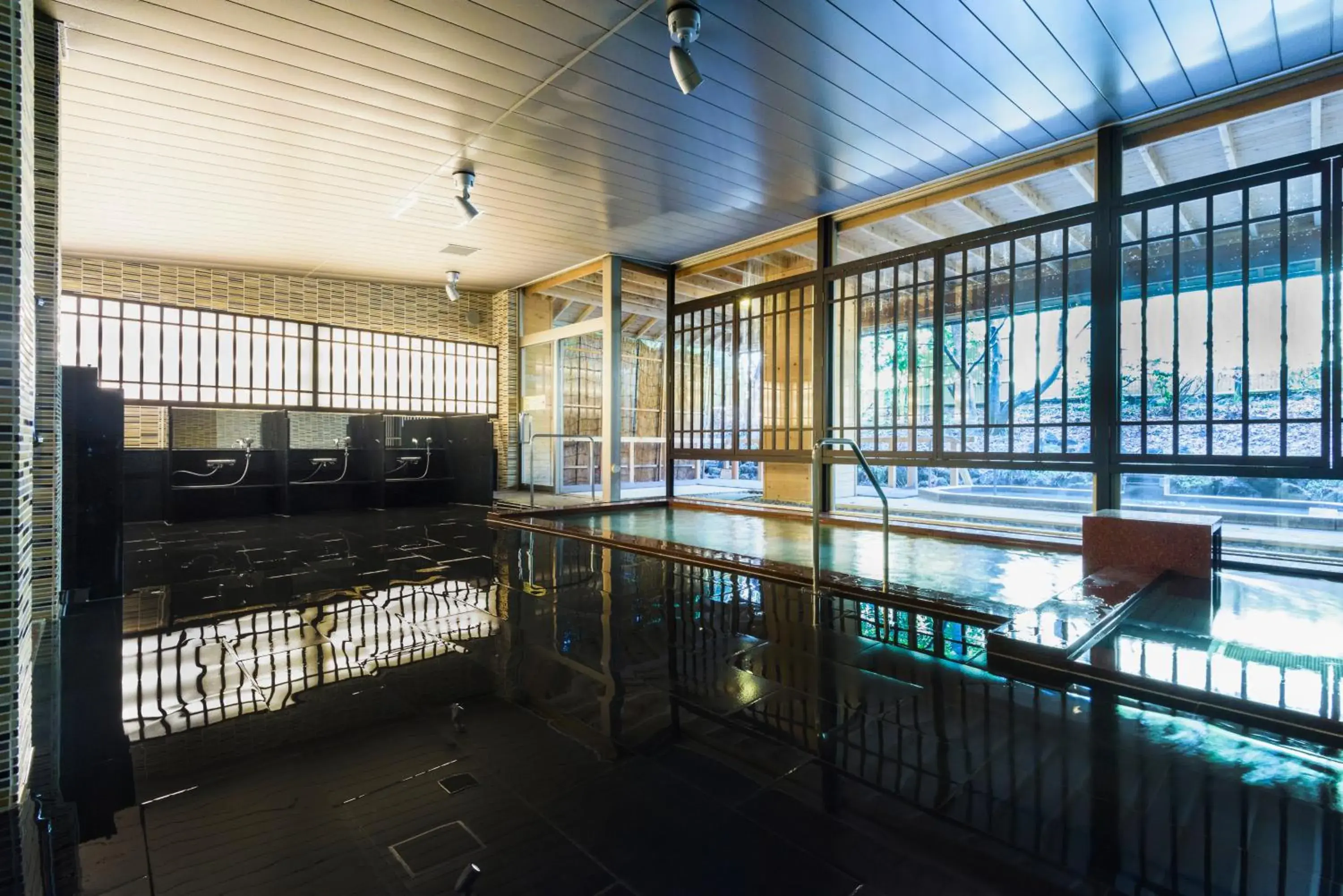 Hot Spring Bath in Fuji View Hotel Hot Spring Bath in Fuji View Hotel