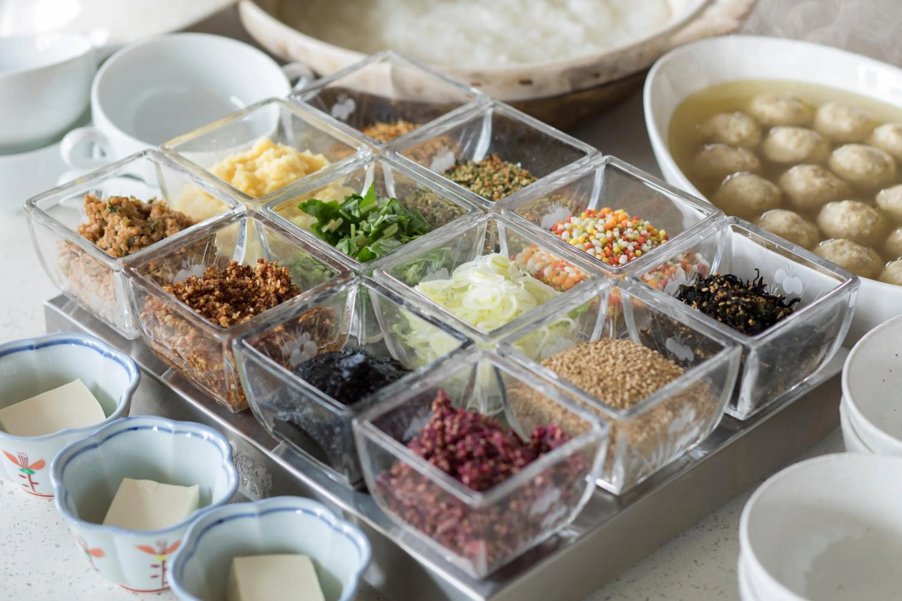 Buffet breakfast in Fuji View Hotel