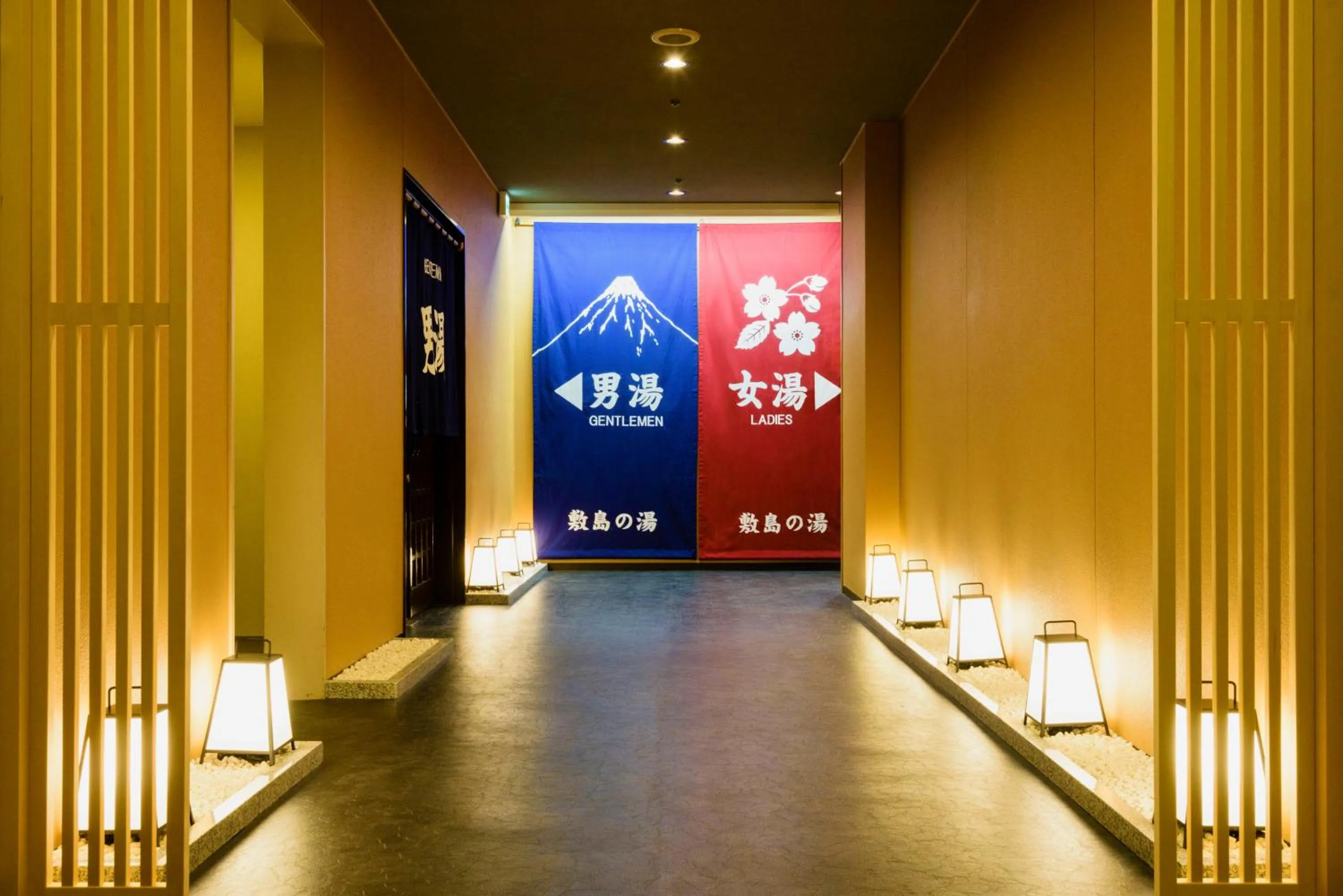 Hot Spring Bath in Fuji View Hotel