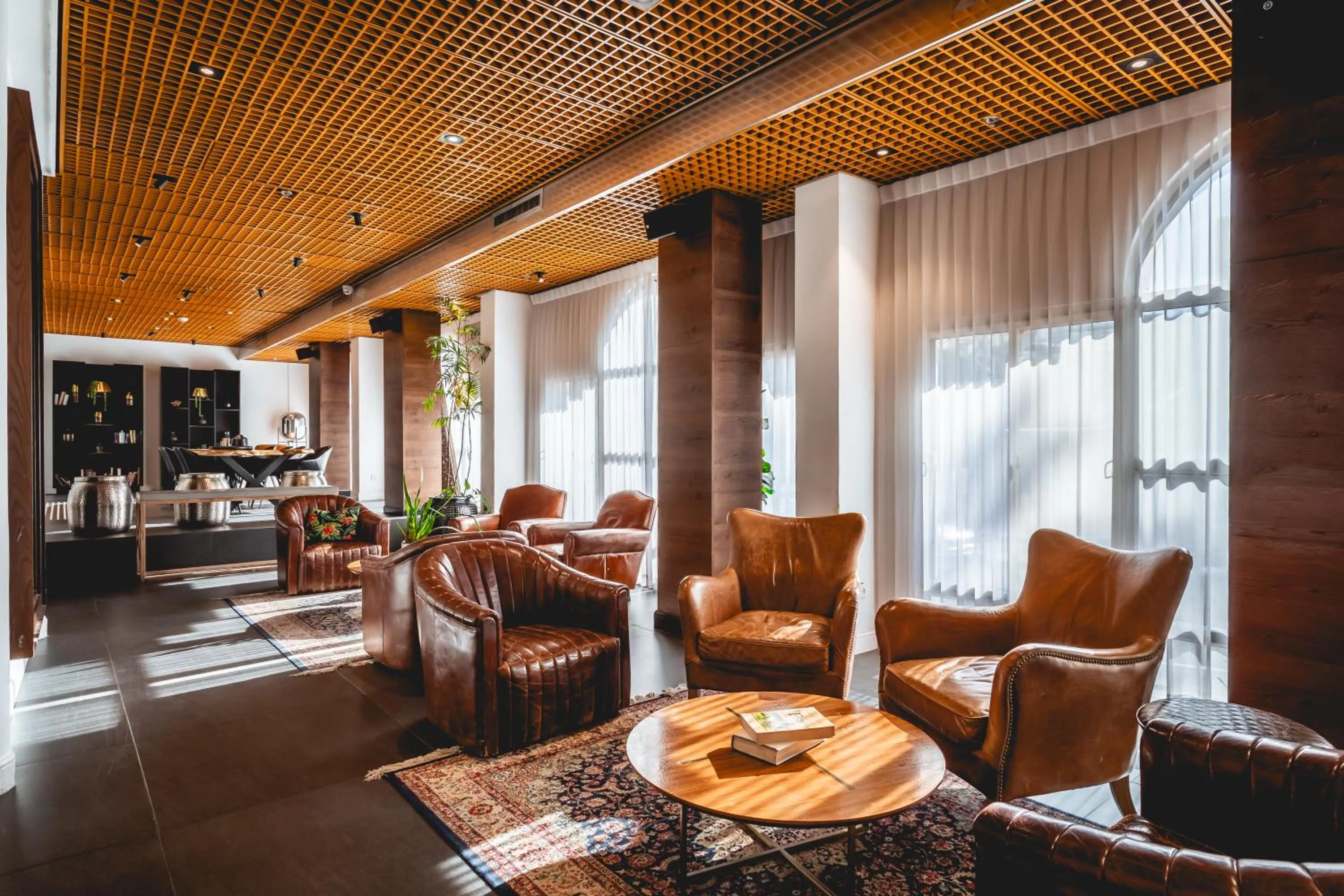 Lobby or reception in Jacob Tiberias