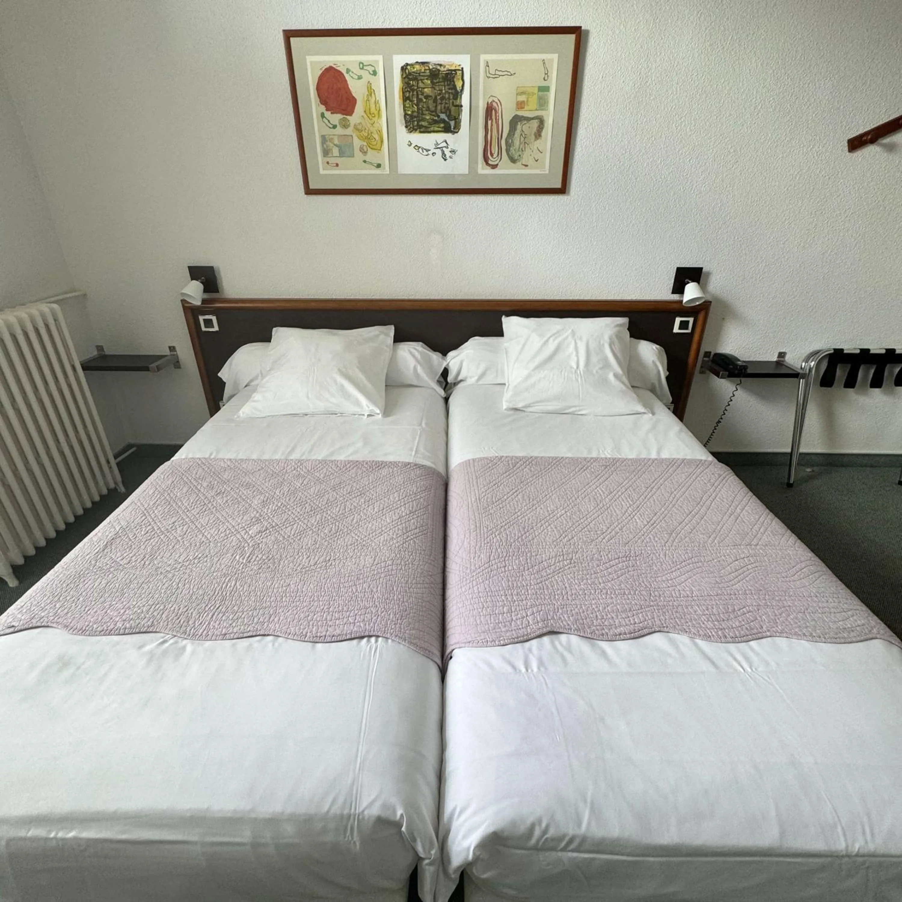 Bedroom, Bed in Brit Hotel Confort Bagnoles Normandie