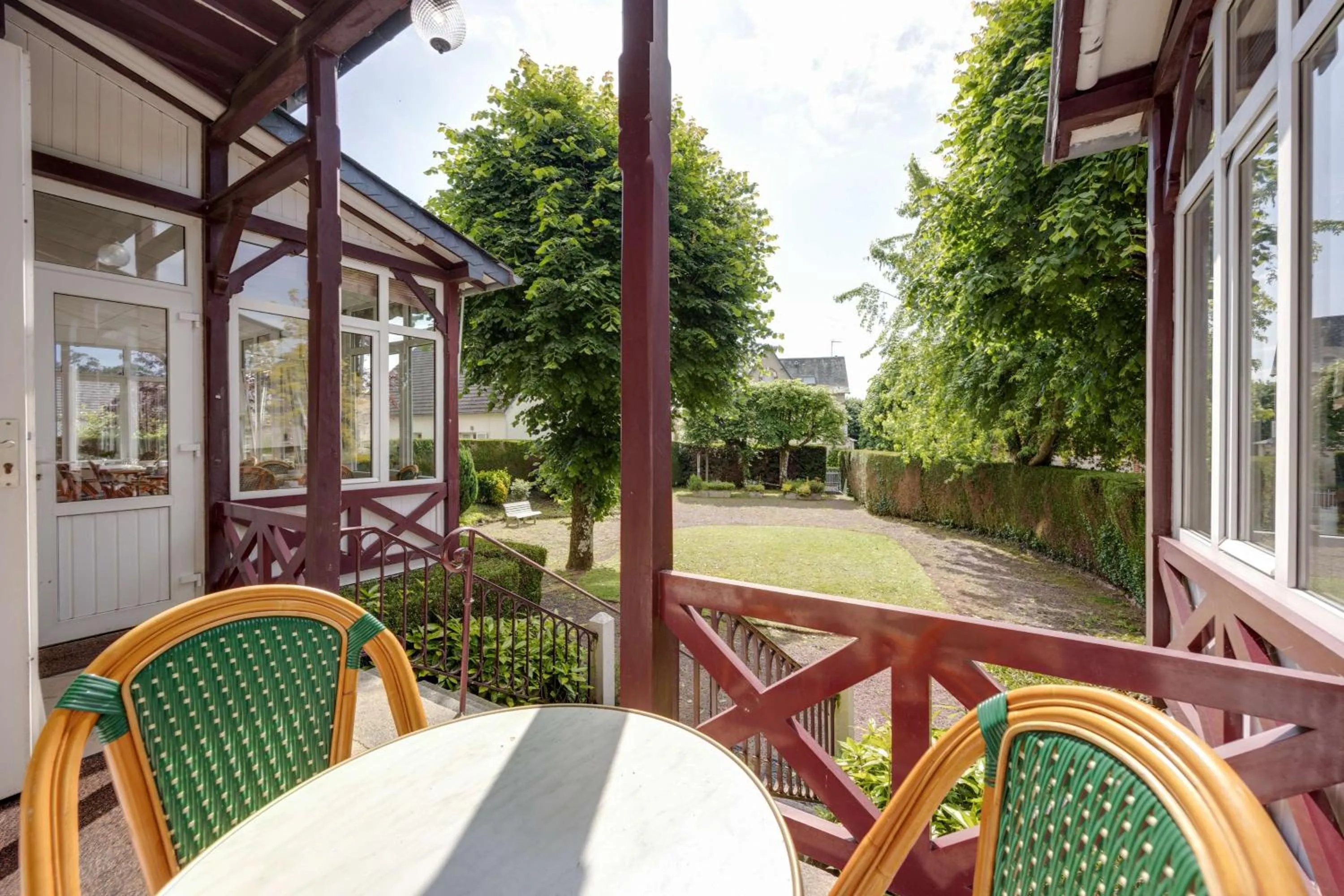 Property building in Brit Hotel Confort Bagnoles Normandie