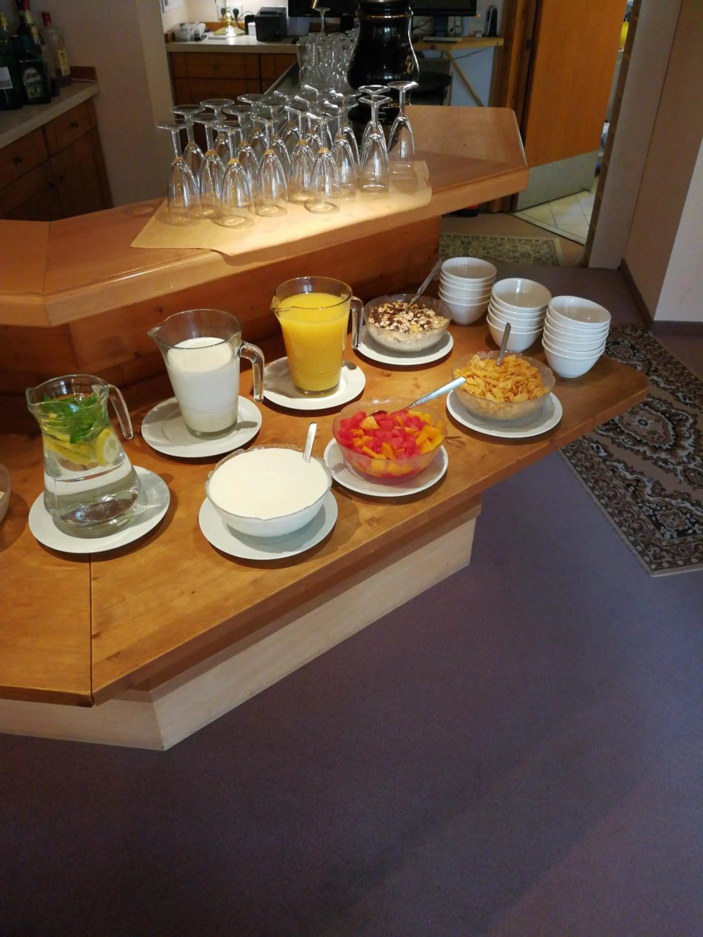 Breakfast in Pension Klette