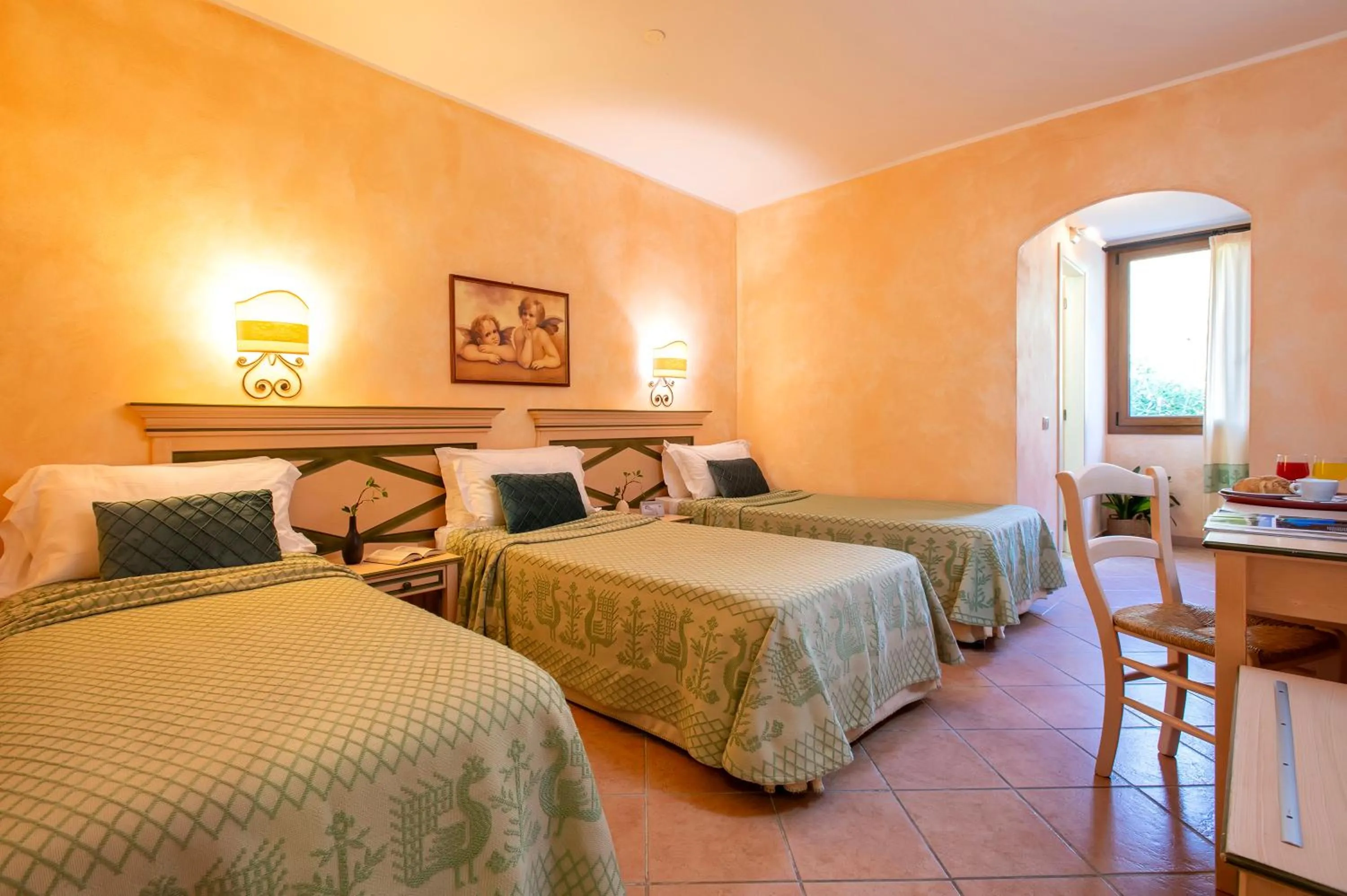 Bed in Hotel Fertilia