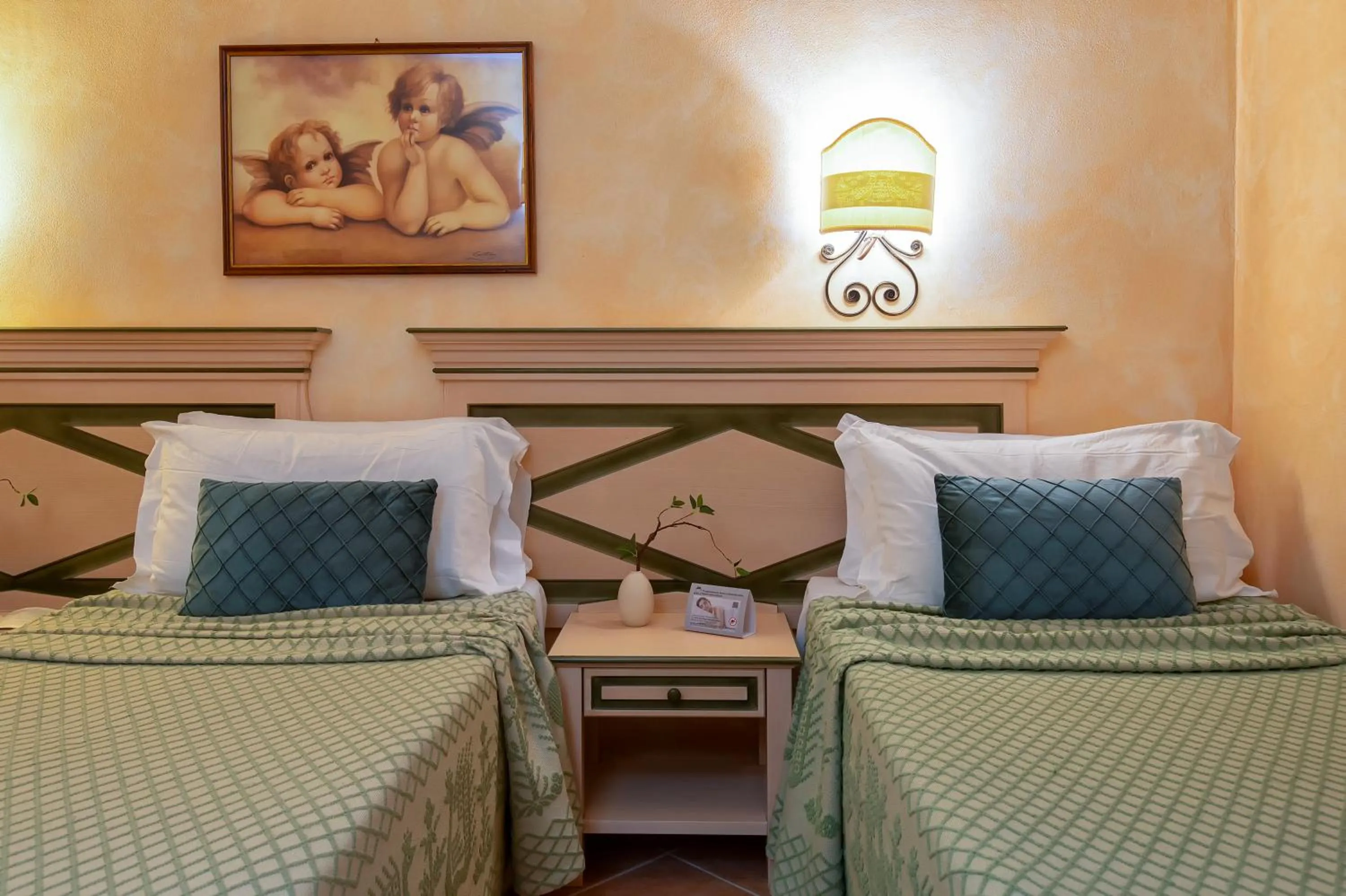 Bed in Hotel Fertilia