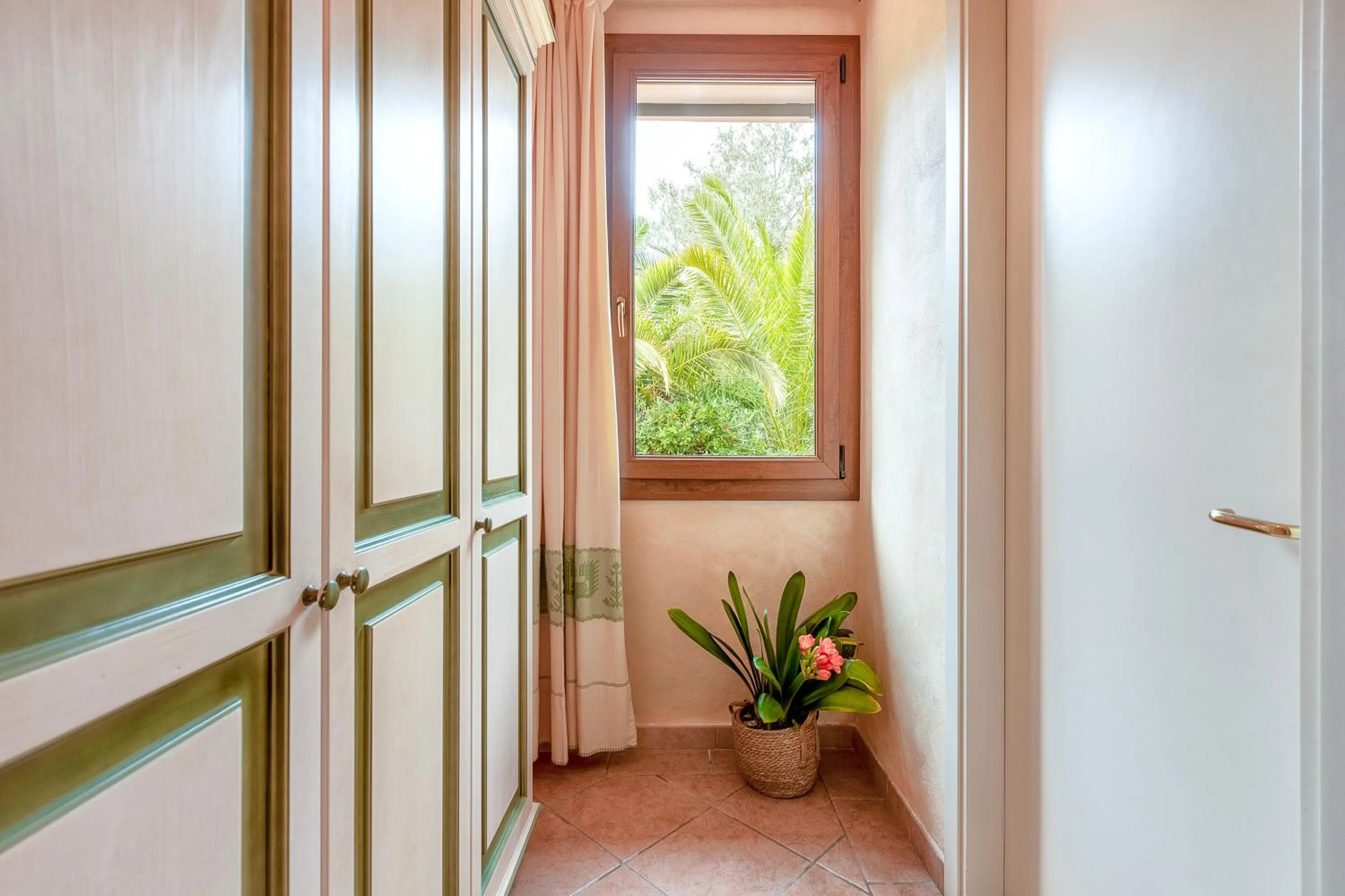 Inner courtyard view in Hotel Fertilia