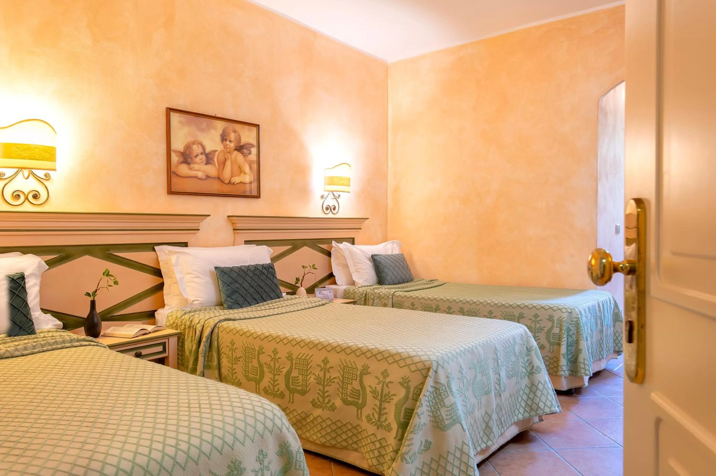 Bed in Hotel Fertilia