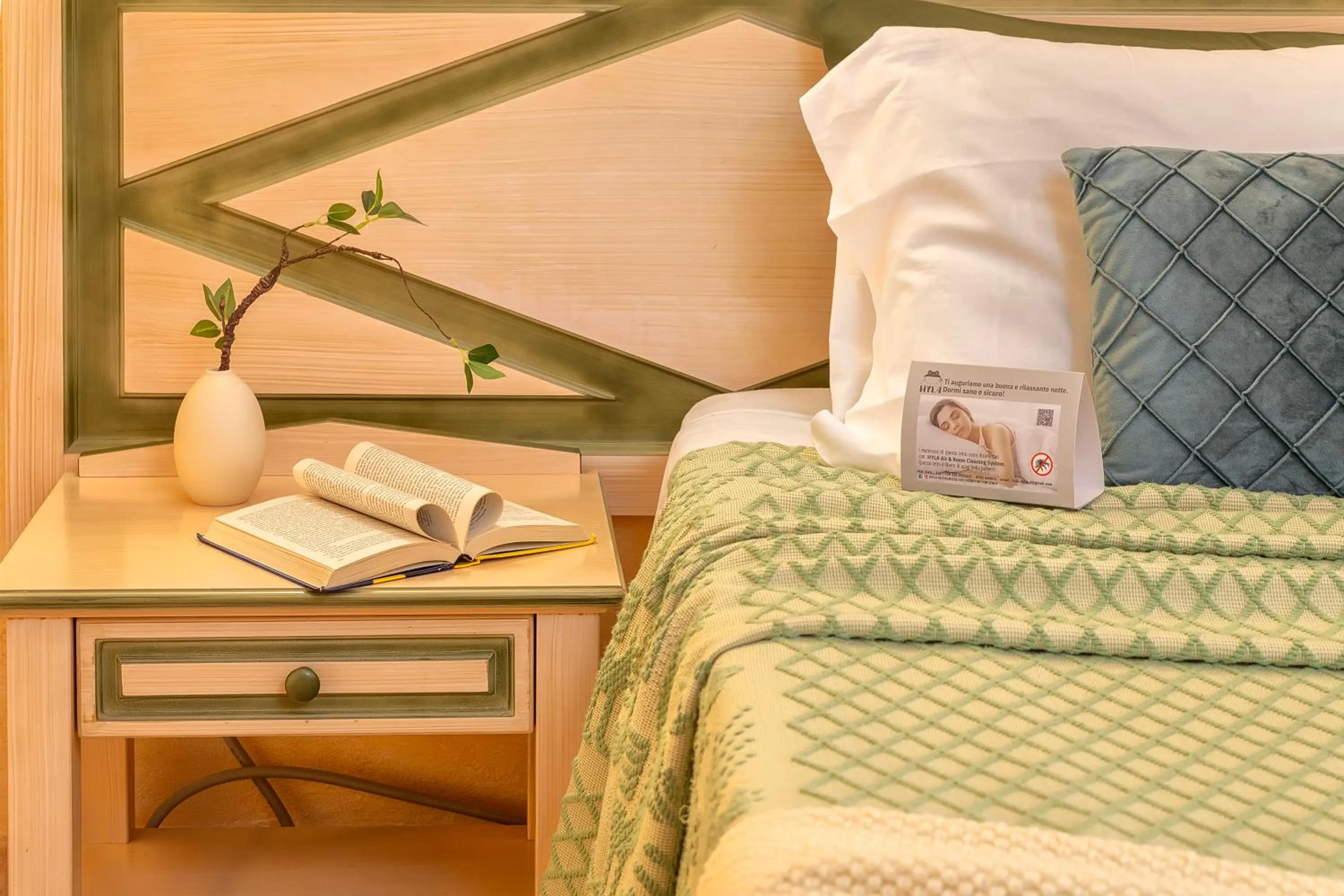 Bed in Hotel Fertilia