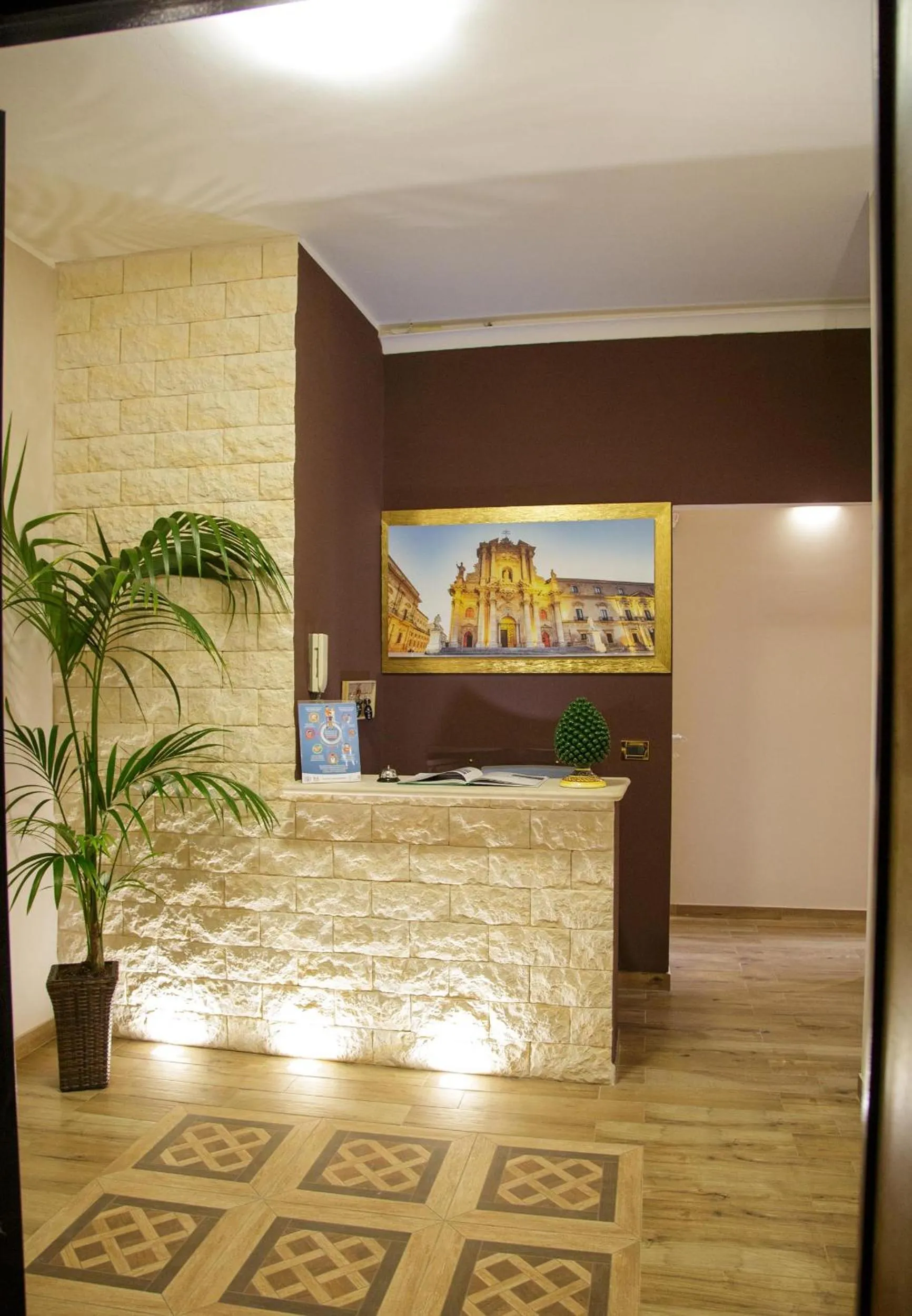 Lobby or reception in Home Syrakos B&B