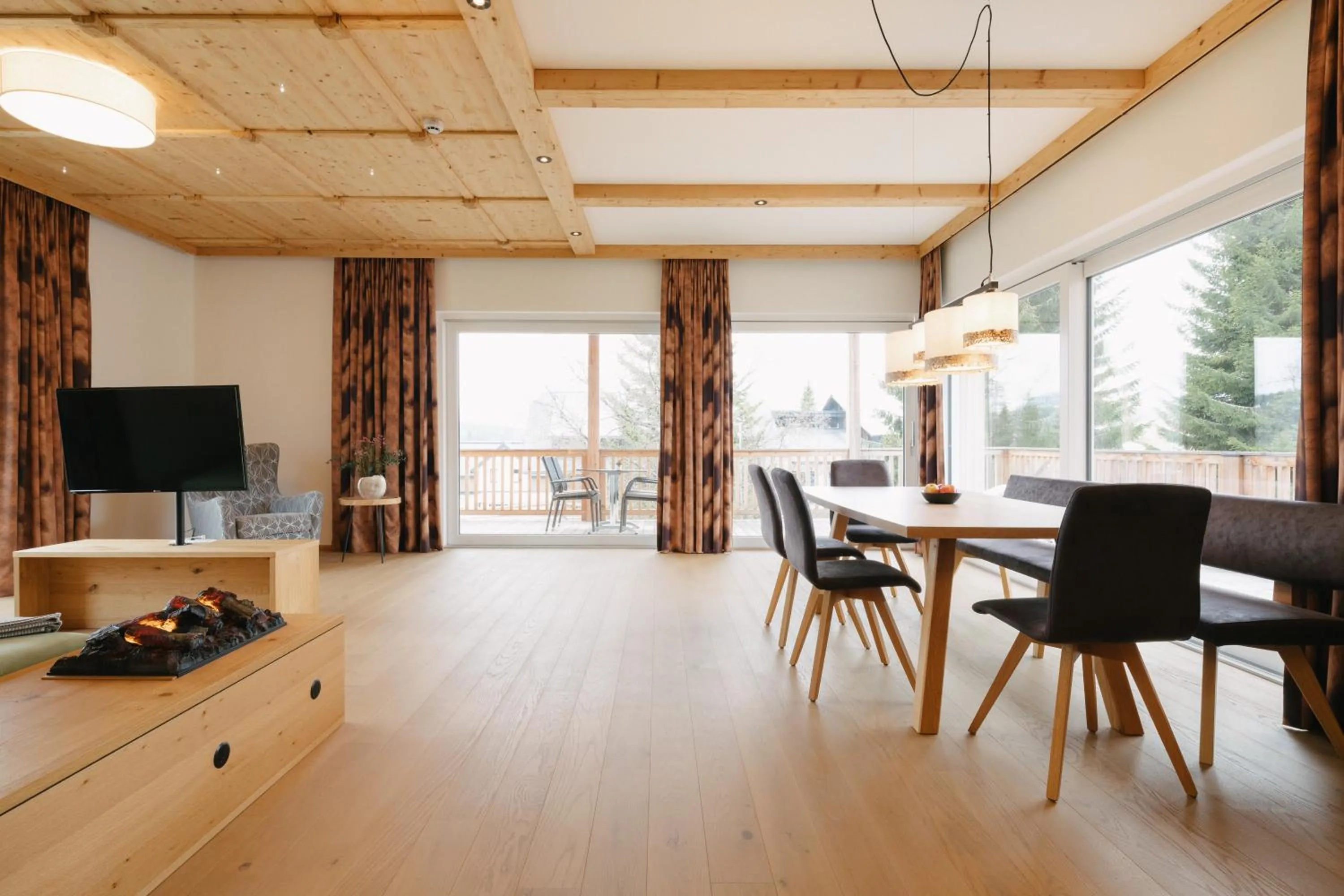 Living room in Chalet Village by Apart4you