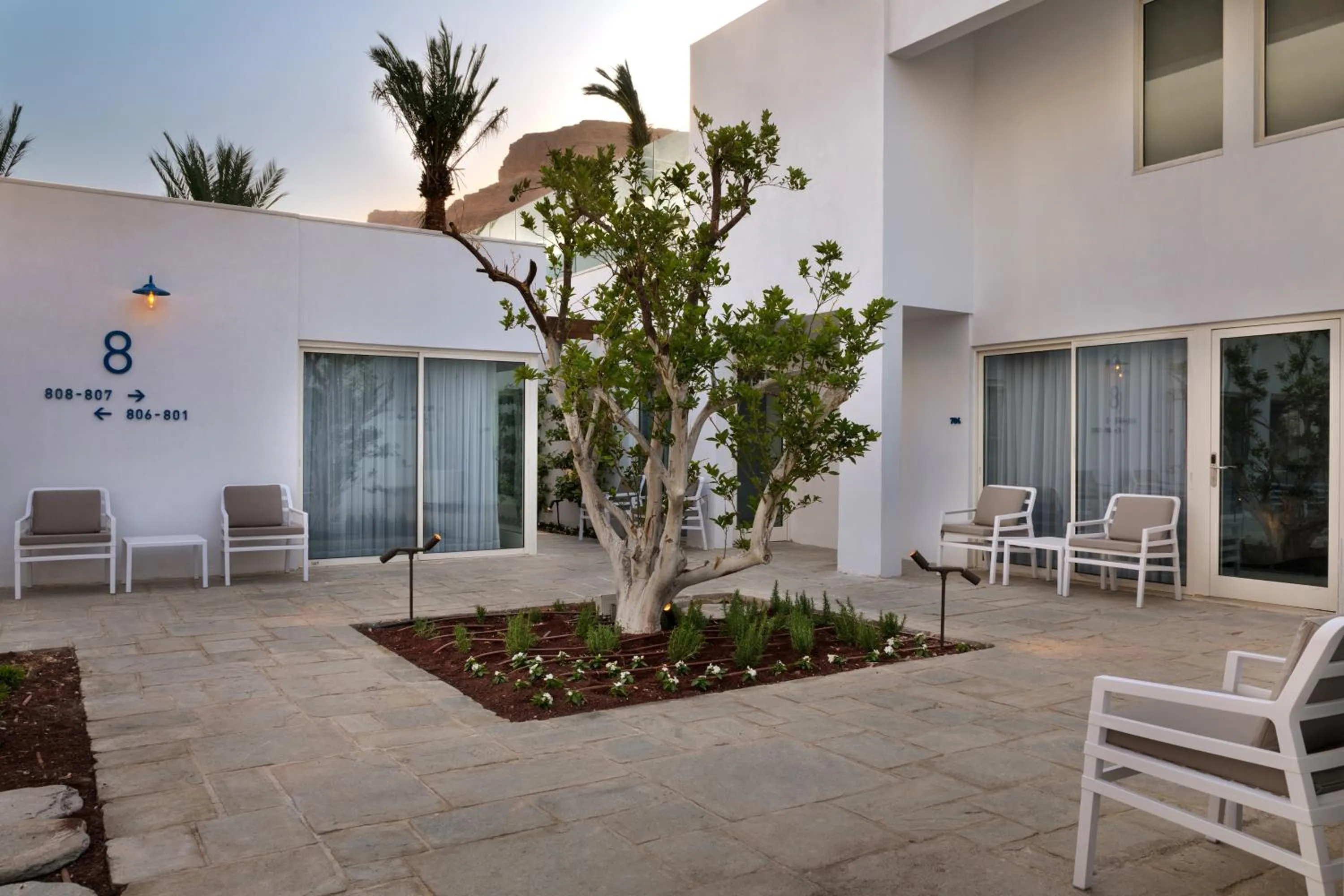 Property building in Herbert Samuel Milos Dead Sea