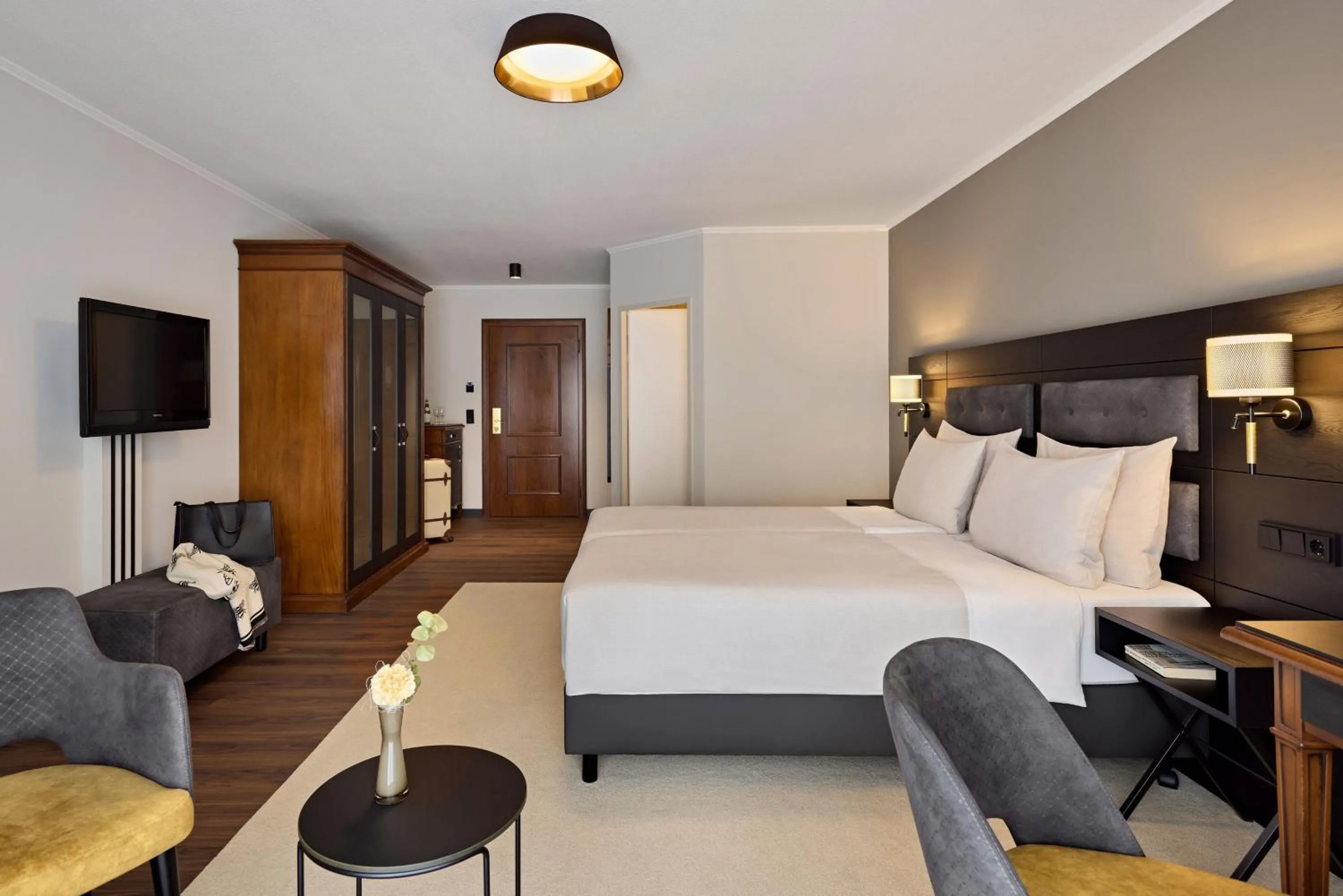 Bedroom, Bed in Dorint MARC AUREL Spa & Golf Resort