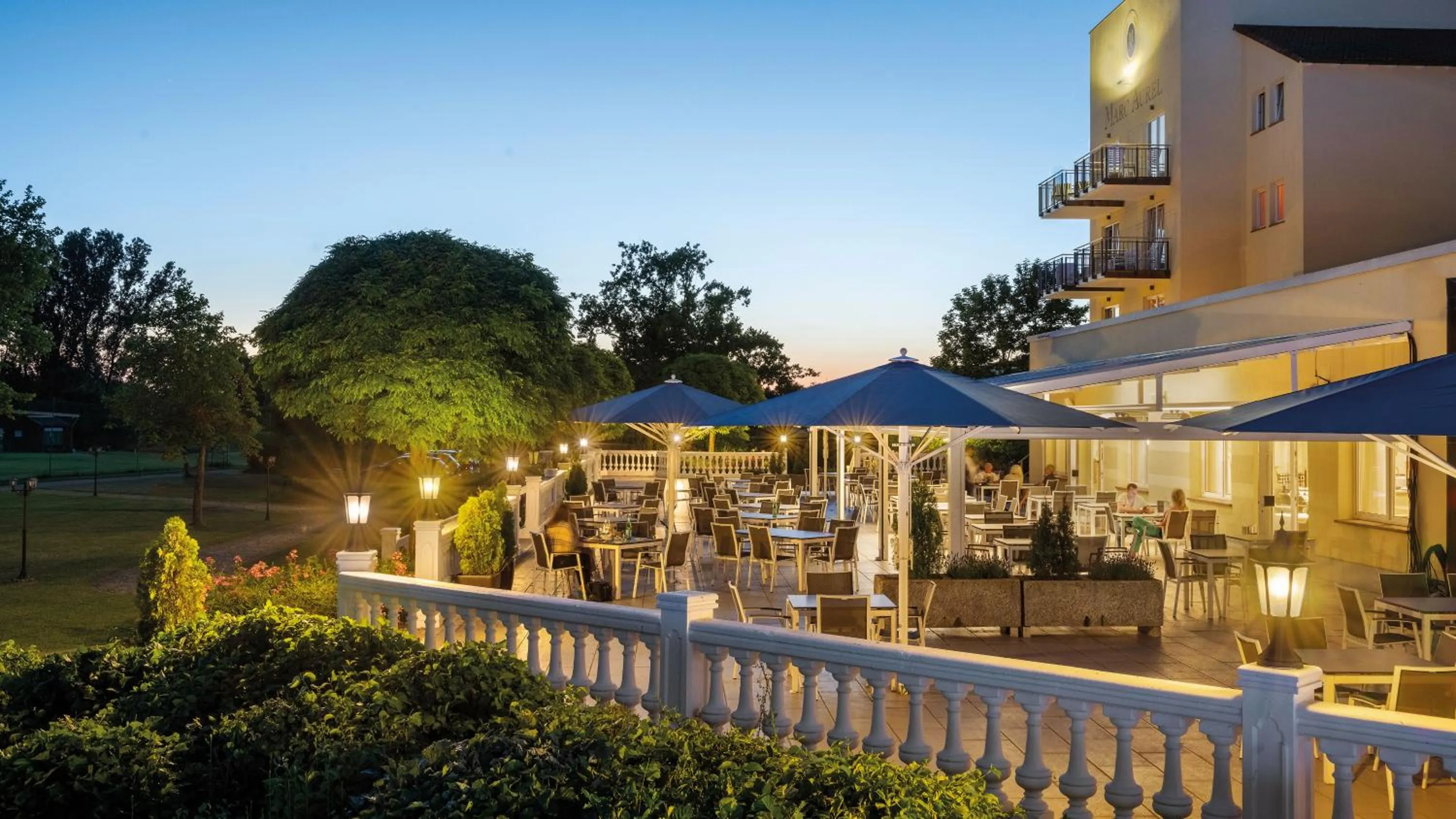 Balcony/Terrace in Dorint MARC AUREL Spa & Golf Resort