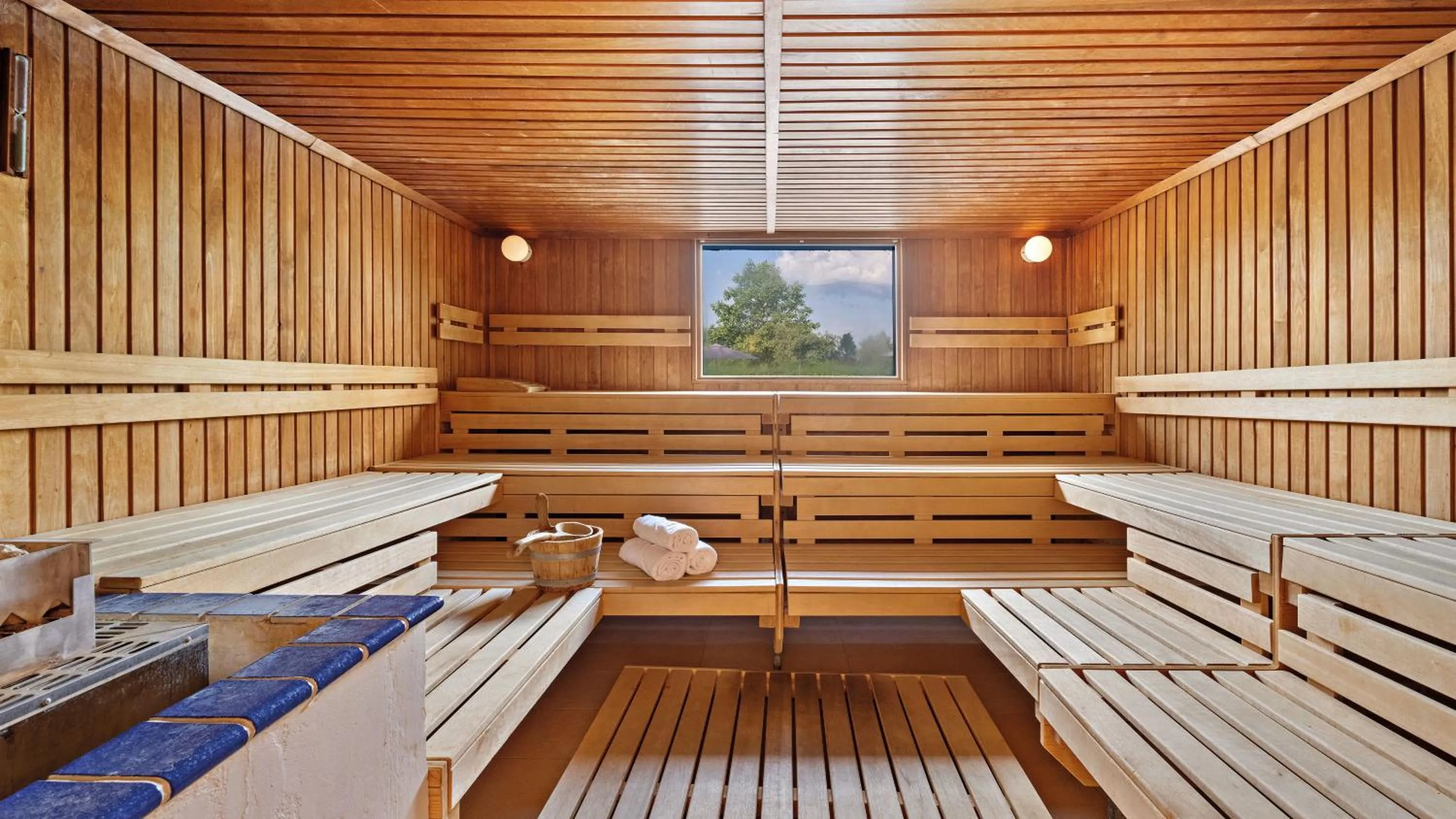 Sauna in Dorint MARC AUREL Spa & Golf Resort