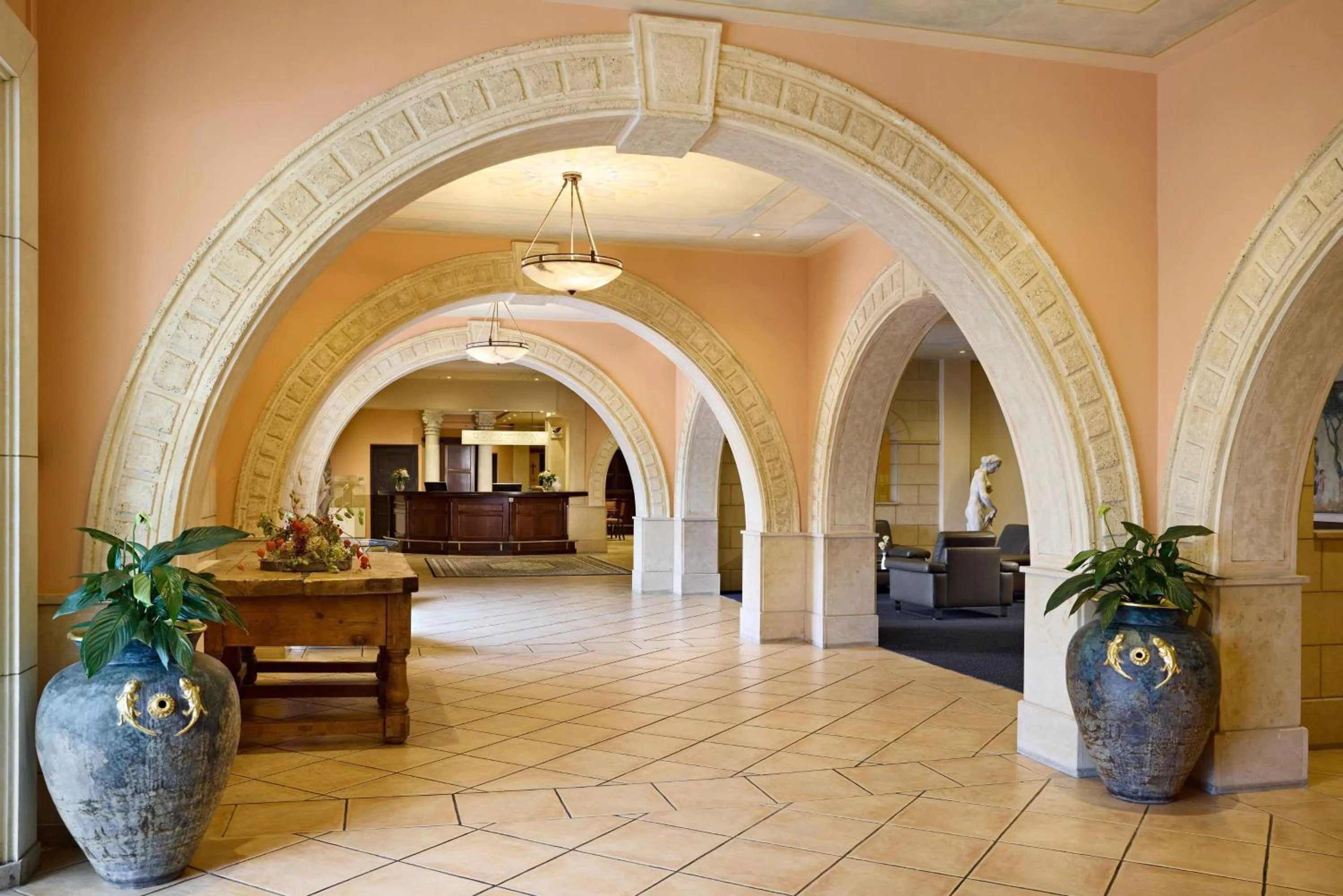 Lobby or reception in Dorint MARC AUREL Spa & Golf Resort