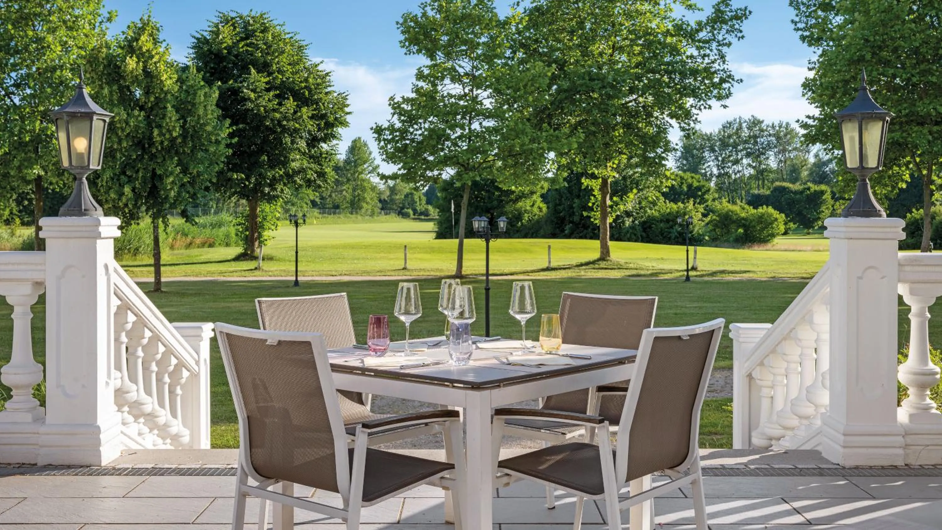 Balcony/Terrace in Dorint MARC AUREL Spa & Golf Resort