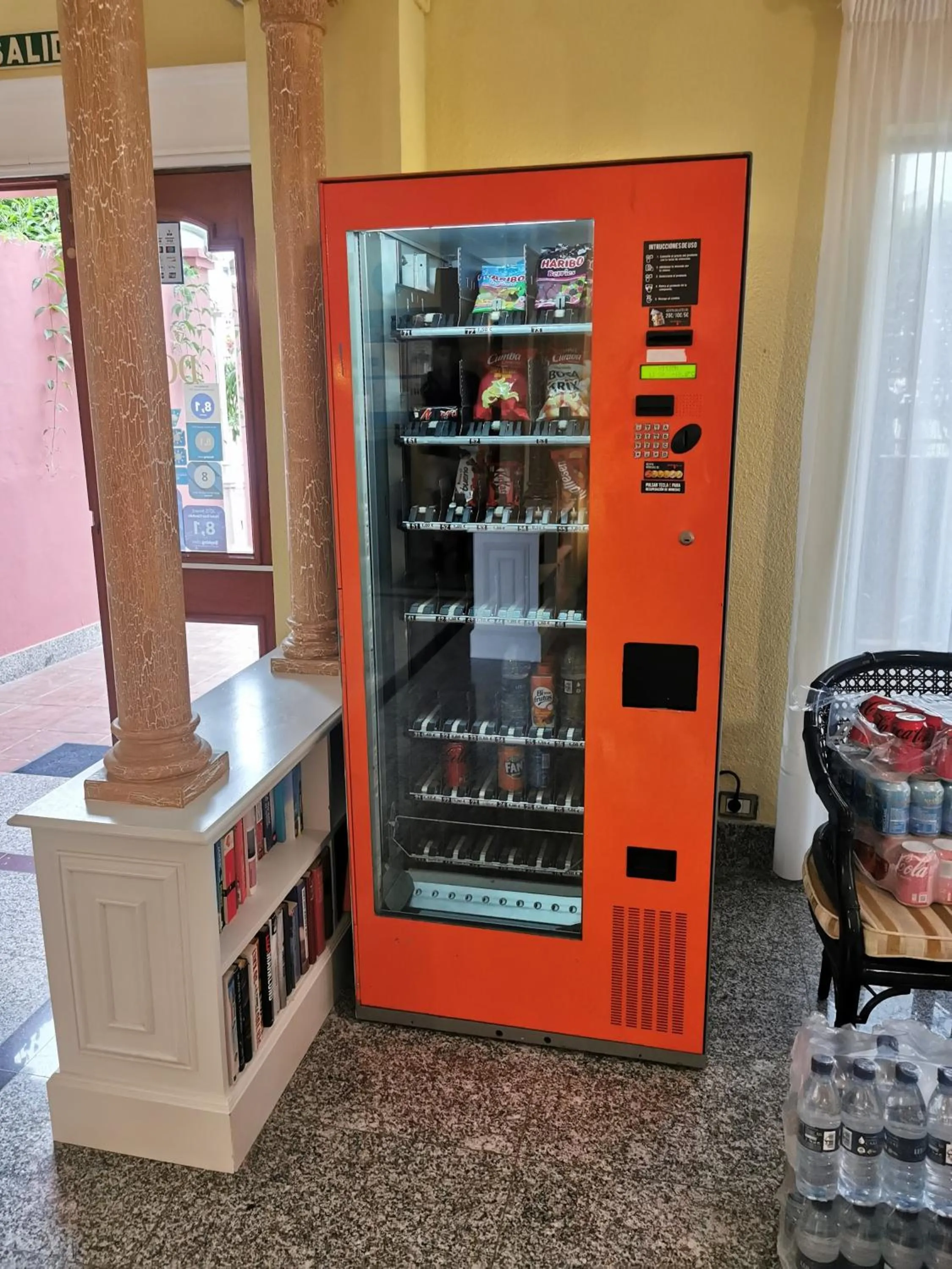 vending machine in Hotel Don Cándido