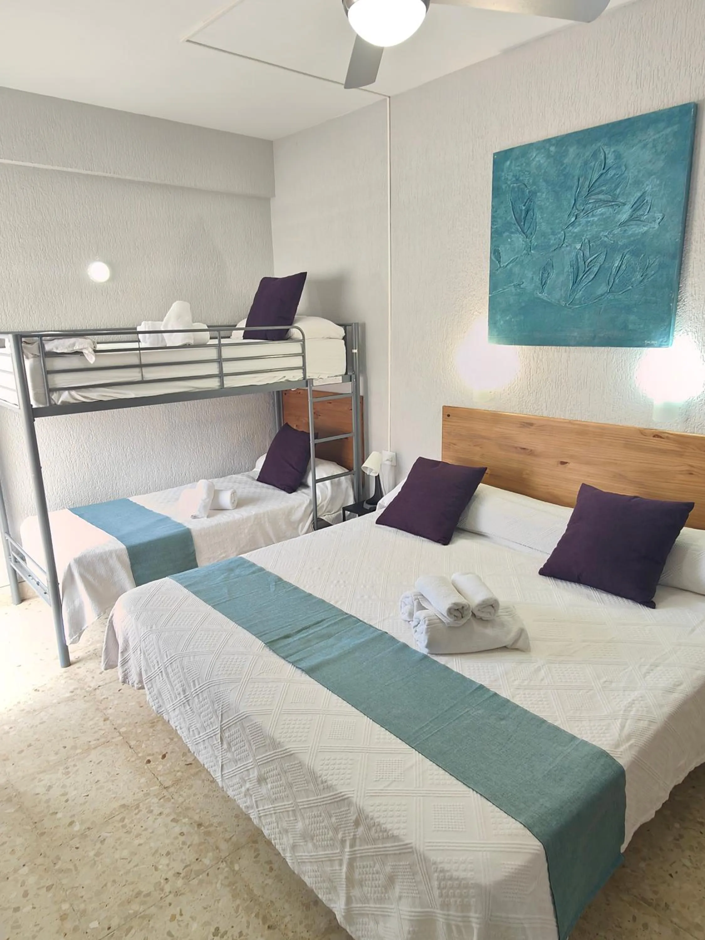 Bed in Hotel Don Cándido