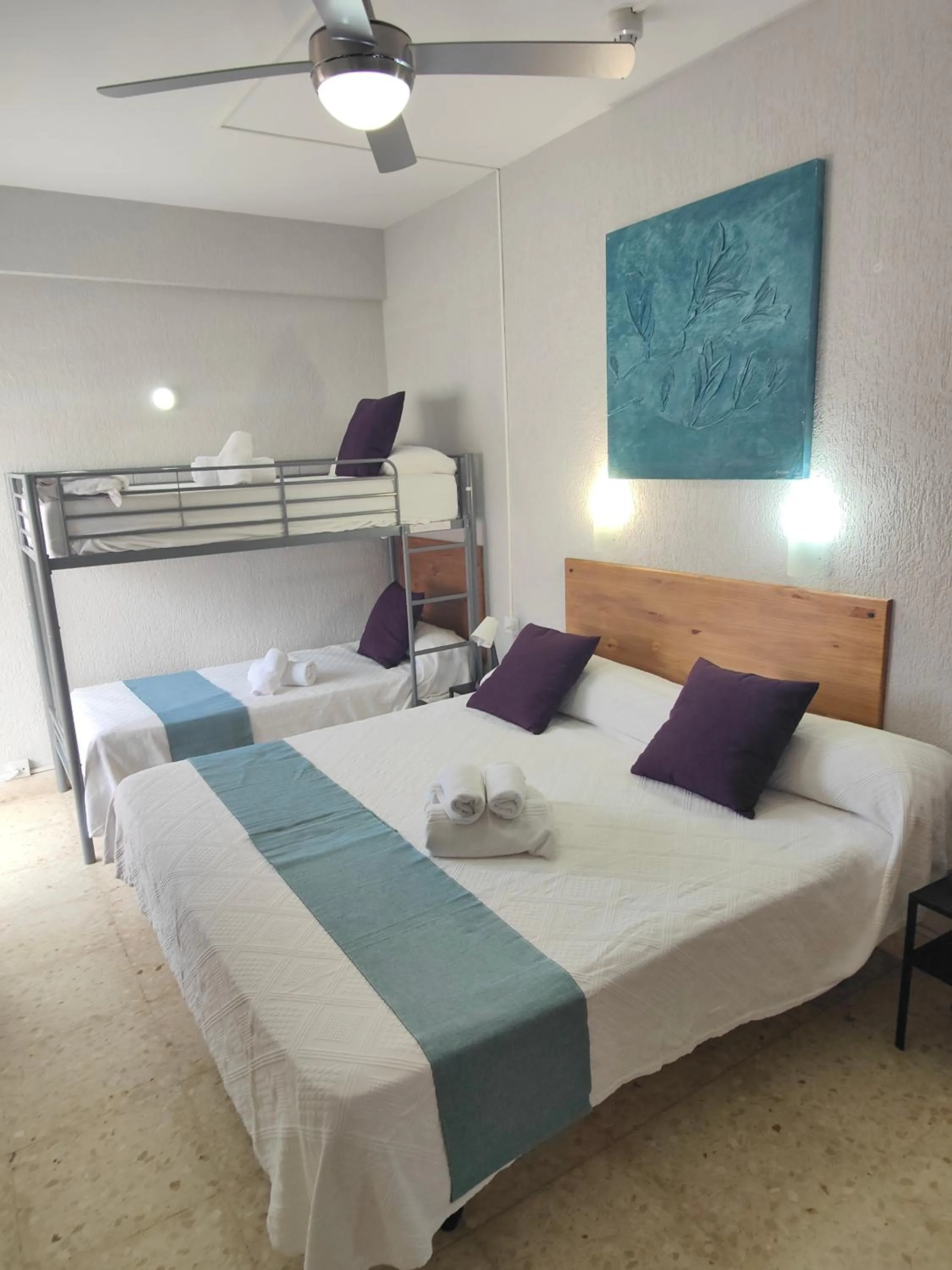 Bed in Hotel Don Cándido