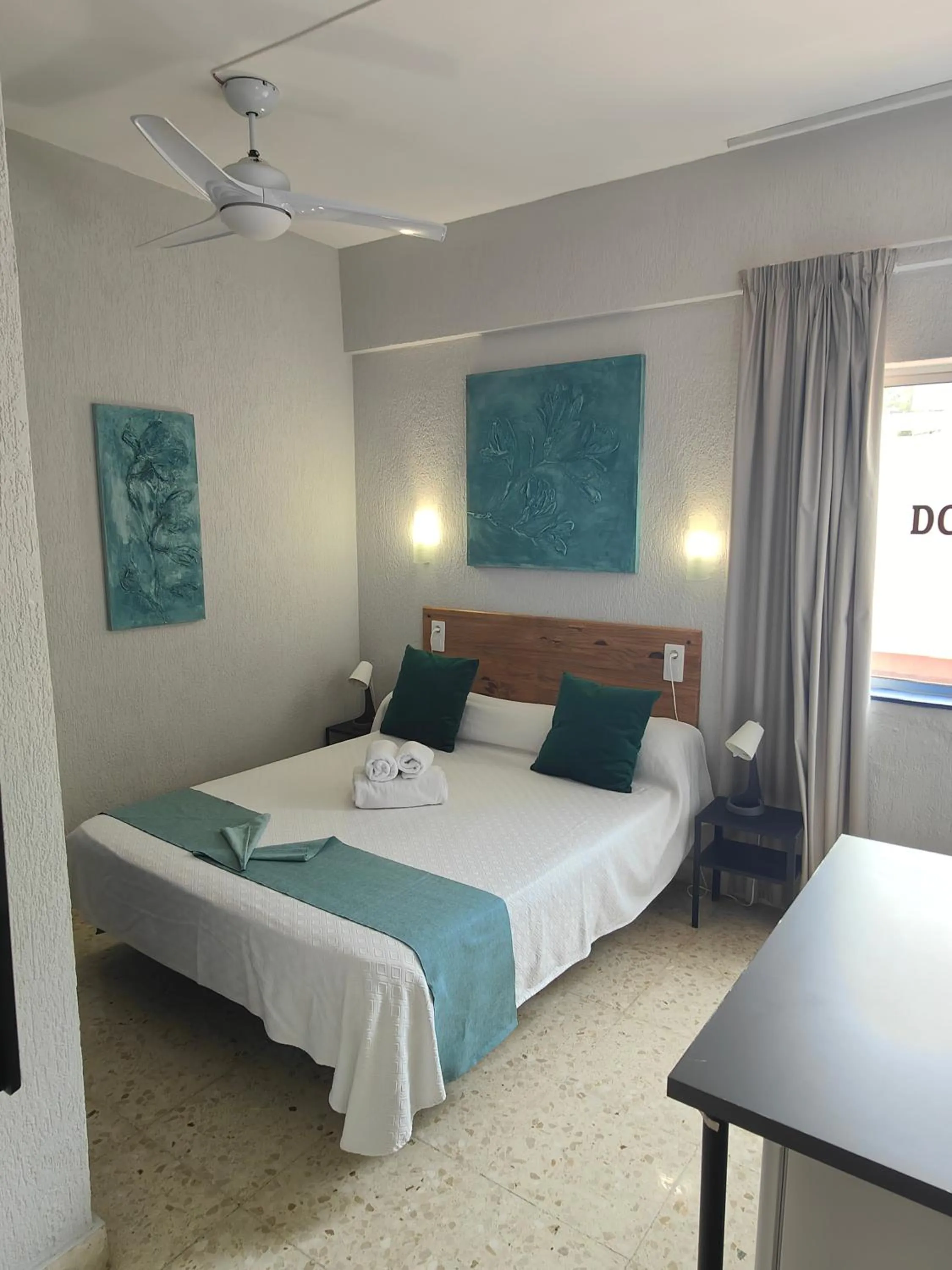 Bed in Hotel Don Cándido