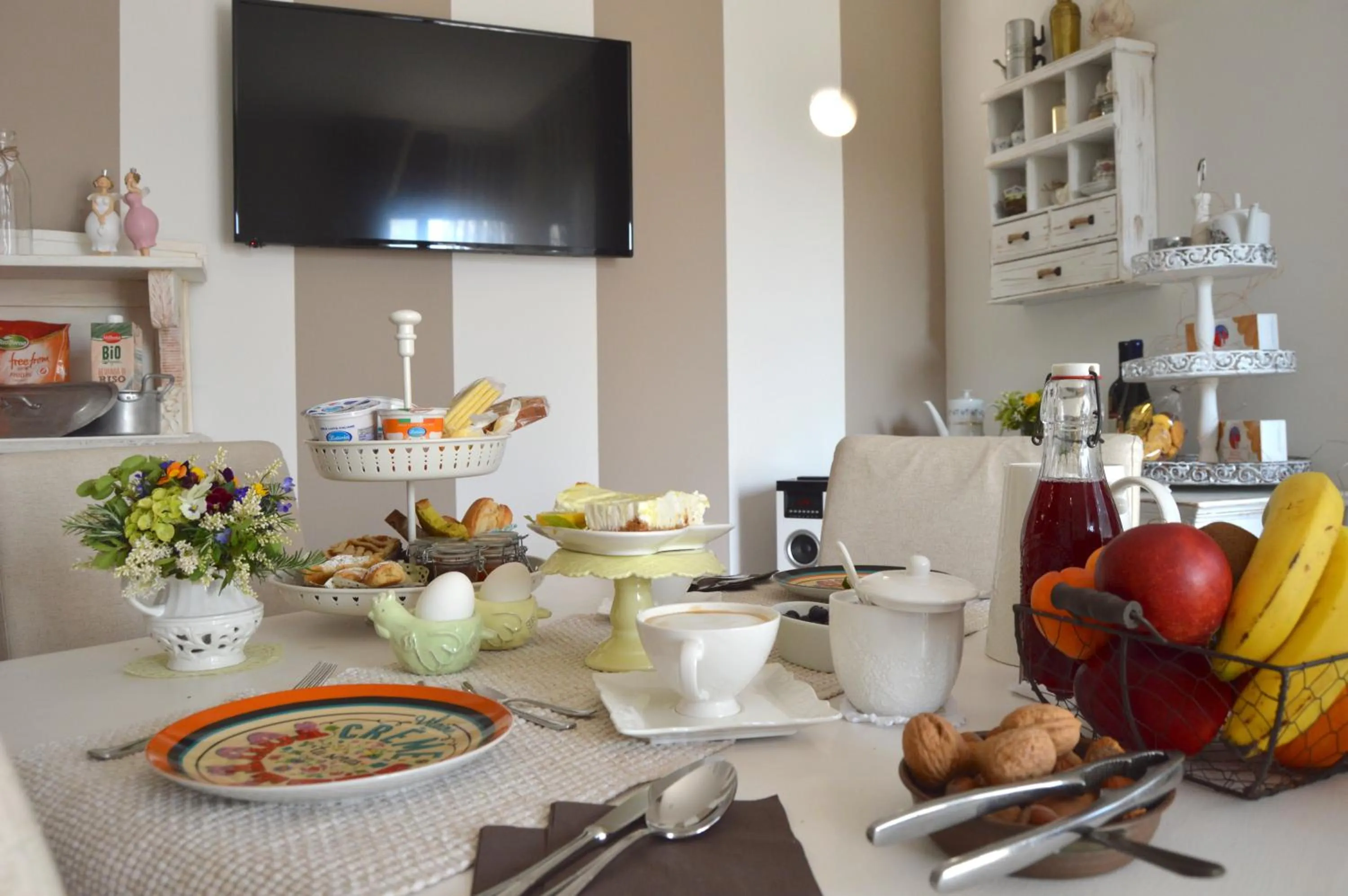 Food and drinks in Un sogno B&B