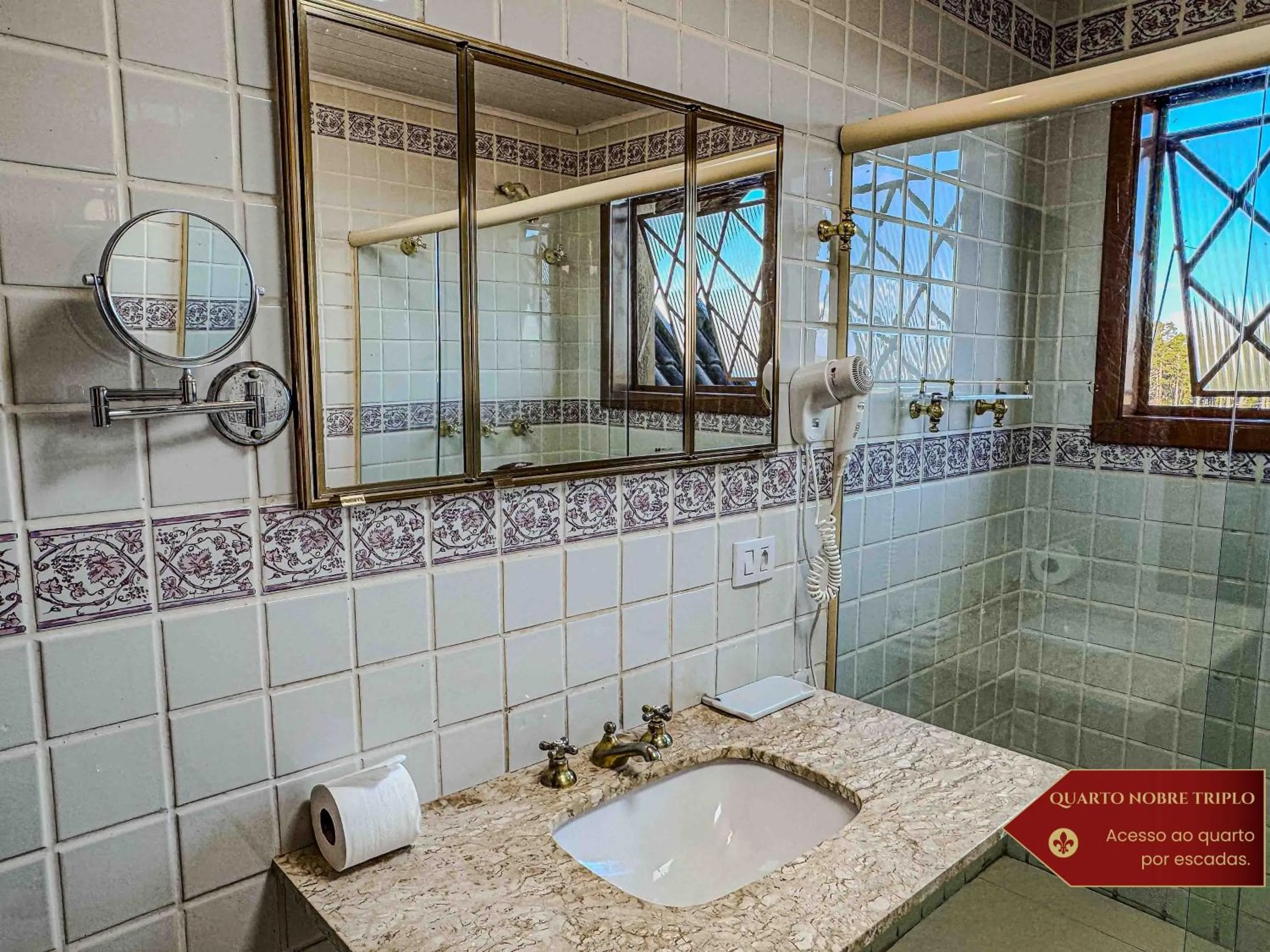 Bathroom in Hotel Castelo Nacional Inn Campos do Jordão