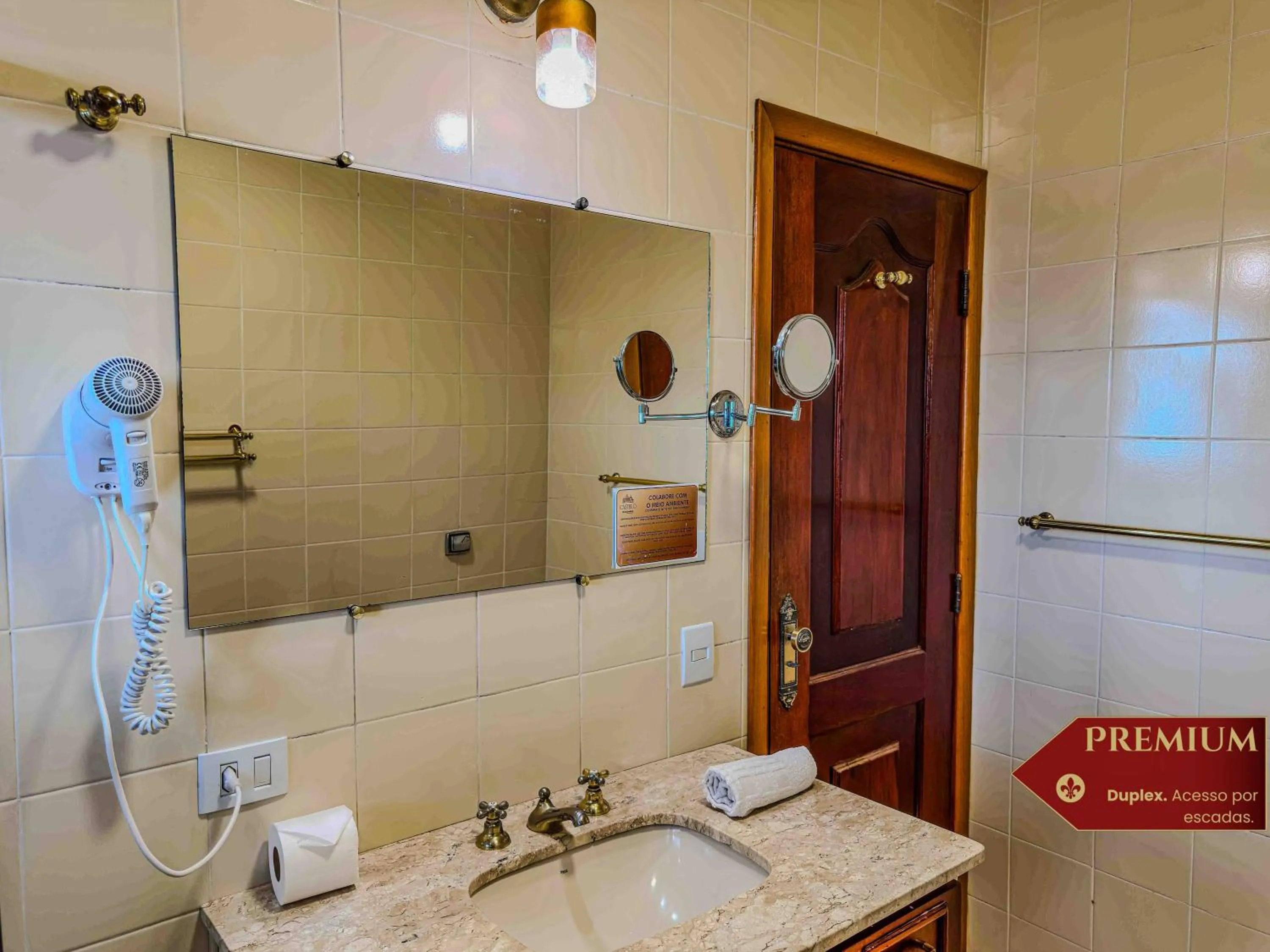 Bathroom in Hotel Castelo Nacional Inn Campos do Jordão