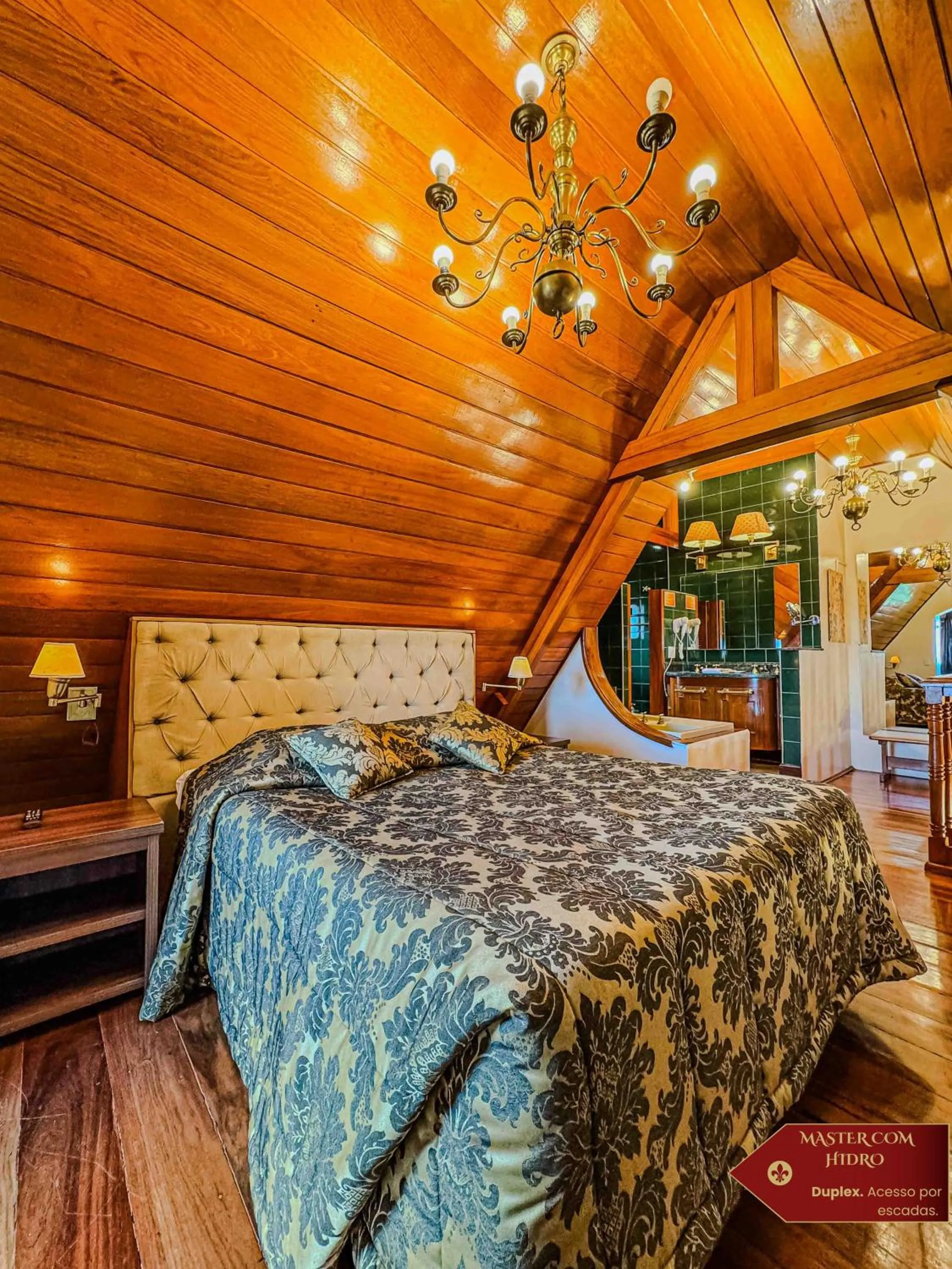 Bedroom, Bed in Hotel Castelo Nacional Inn Campos do Jordão