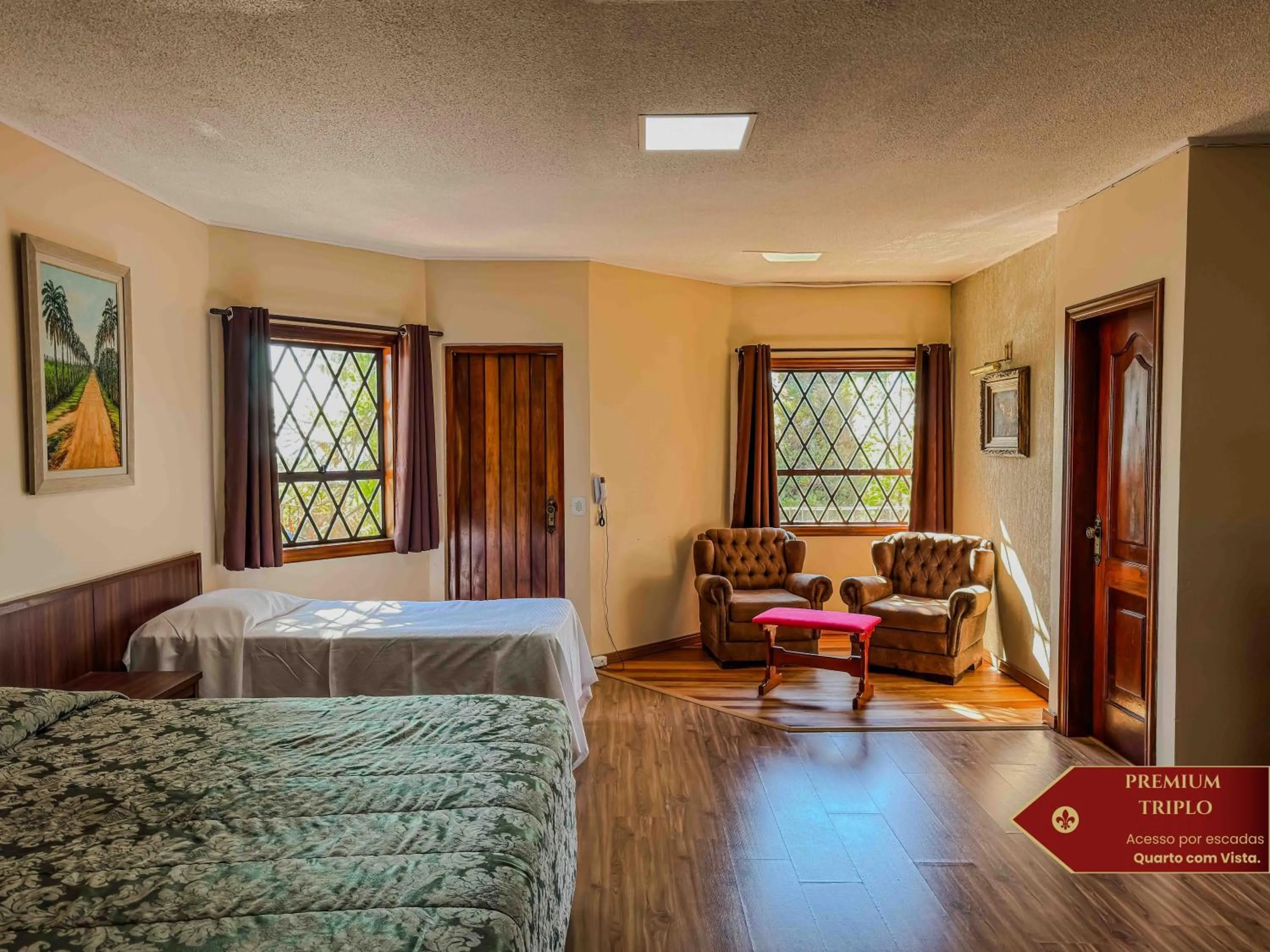 Bedroom, Bed in Hotel Castelo Nacional Inn Campos do Jordão