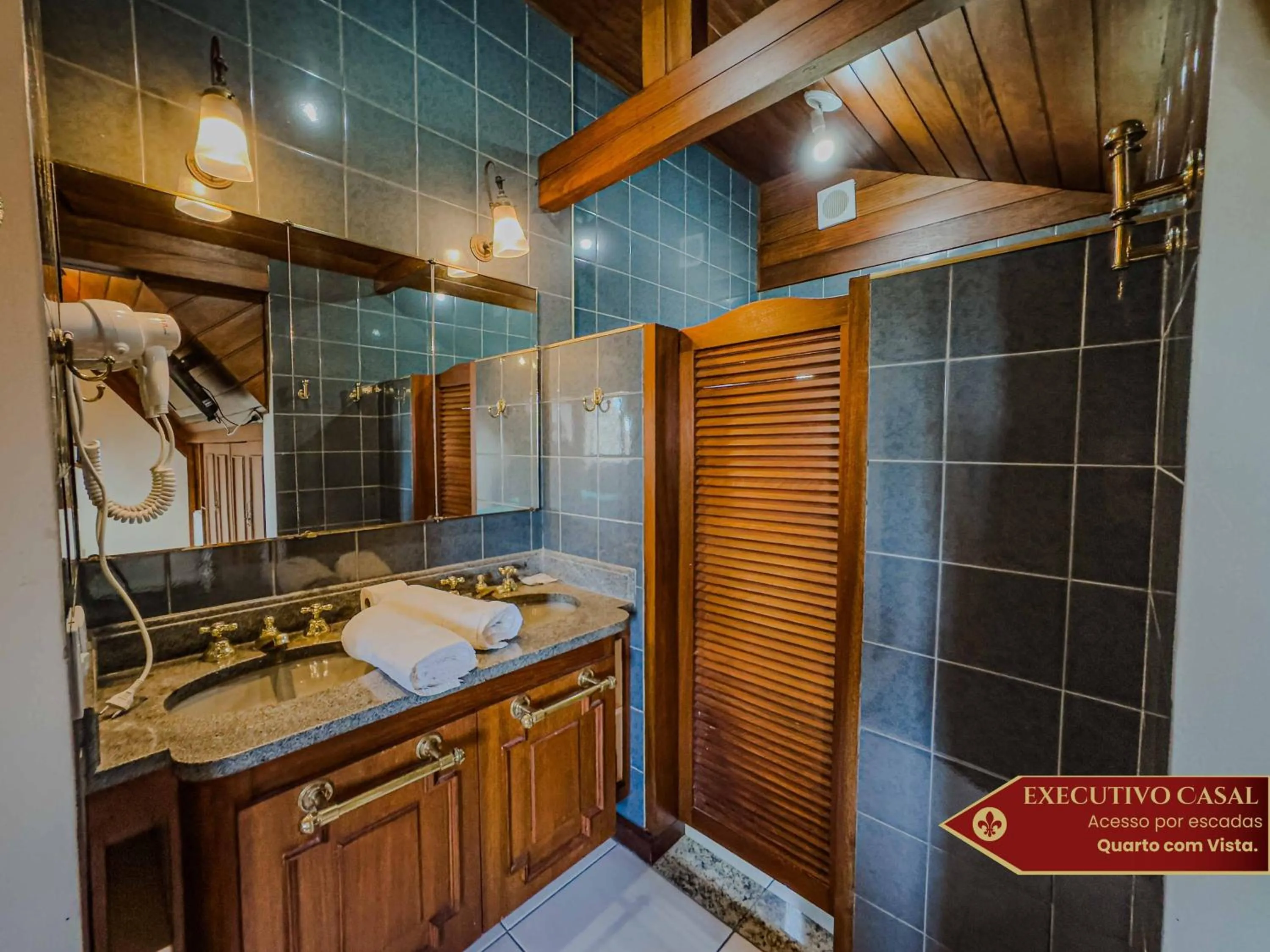 Bathroom in Hotel Castelo Nacional Inn Campos do Jordão