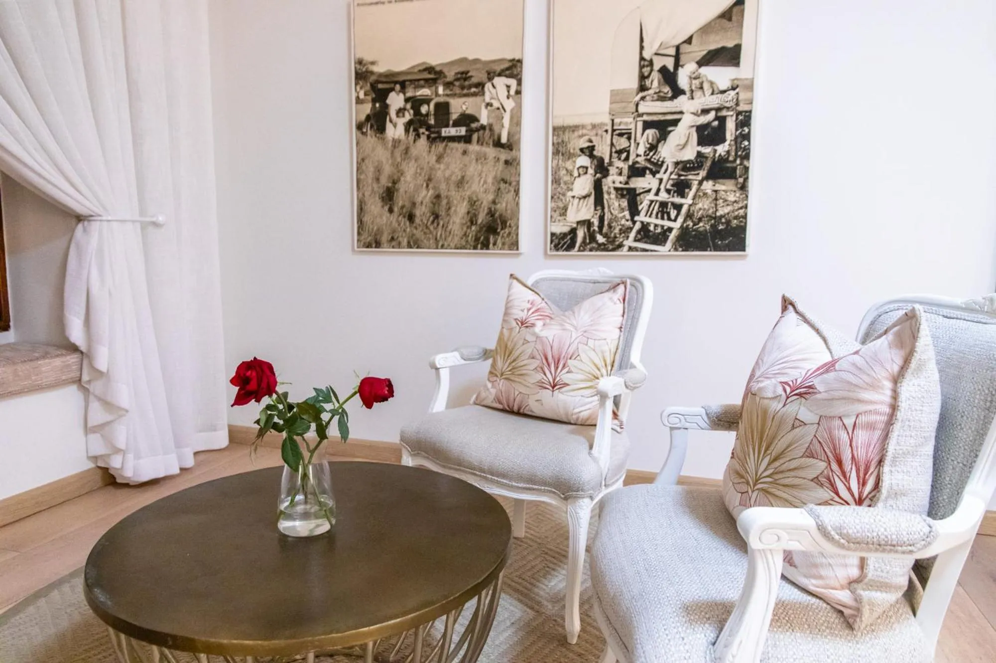 Seating area in Heinitzburg Boutique Hotel