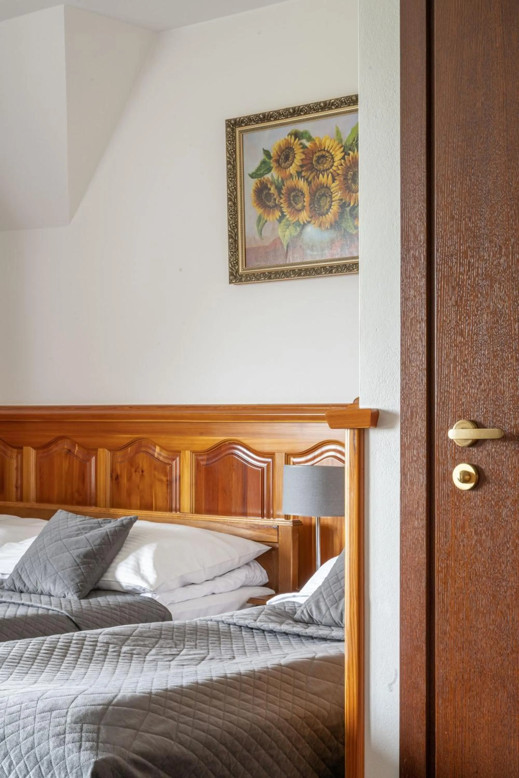 Bed in Sądelski Dwór Medical & SPA