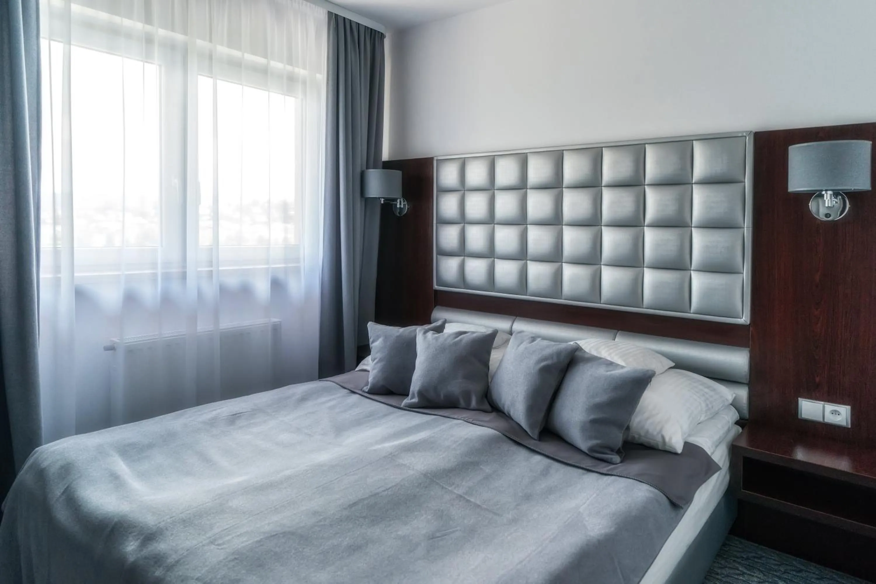 Bed in Sądelski Dwór Medical & SPA