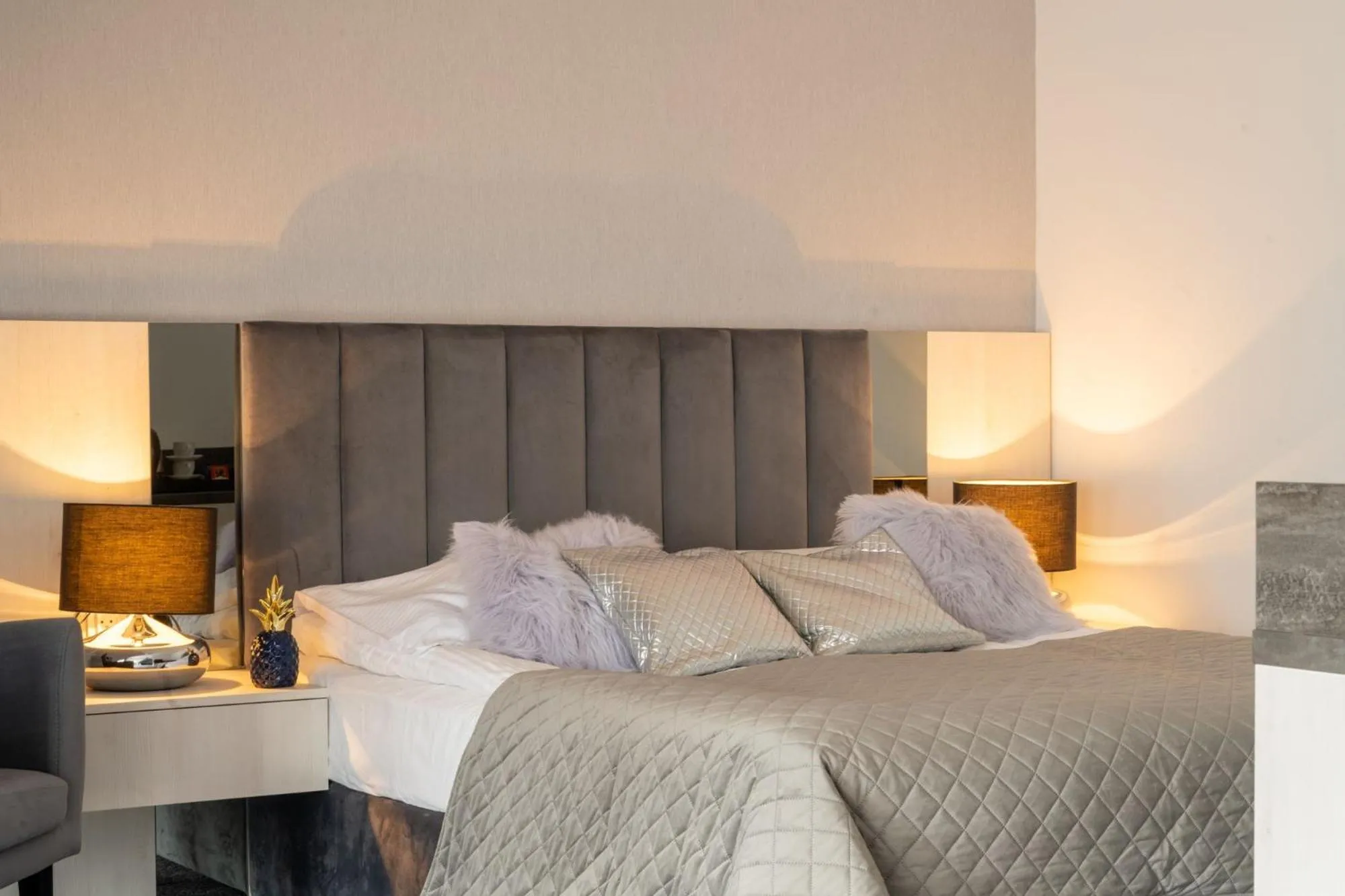 Bed in Sądelski Dwór Medical & SPA