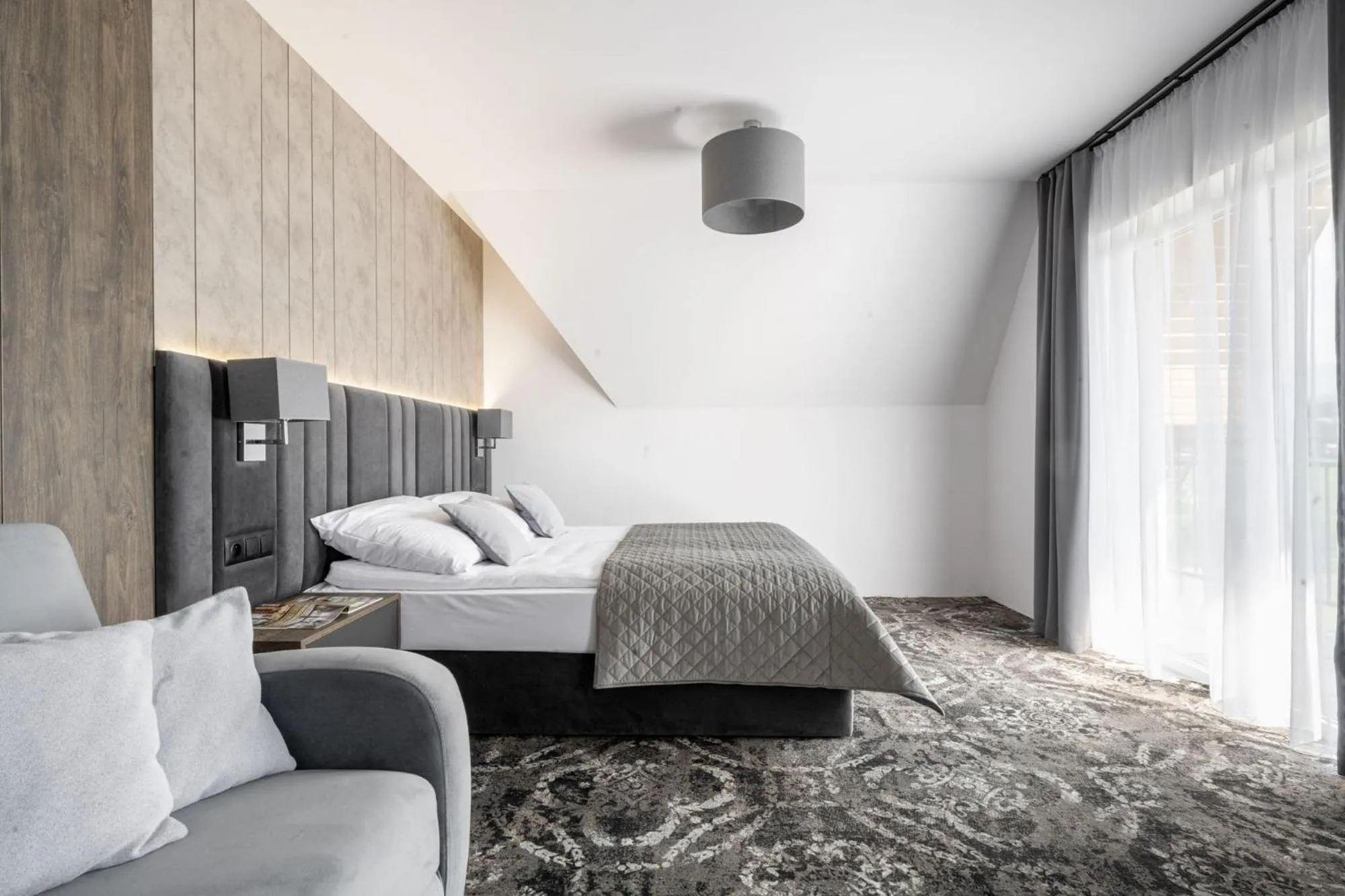 Bed in Sądelski Dwór Medical & SPA