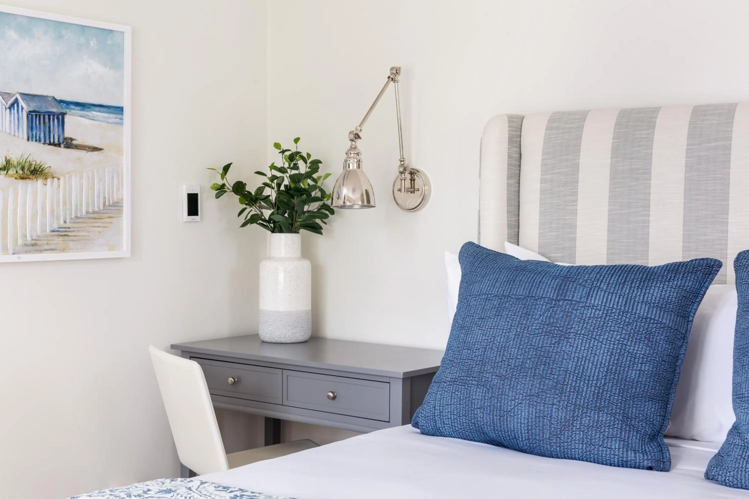 Decorative detail, Bed in Hideaway Santa Barbara, A Kirkwood Collection Hotel